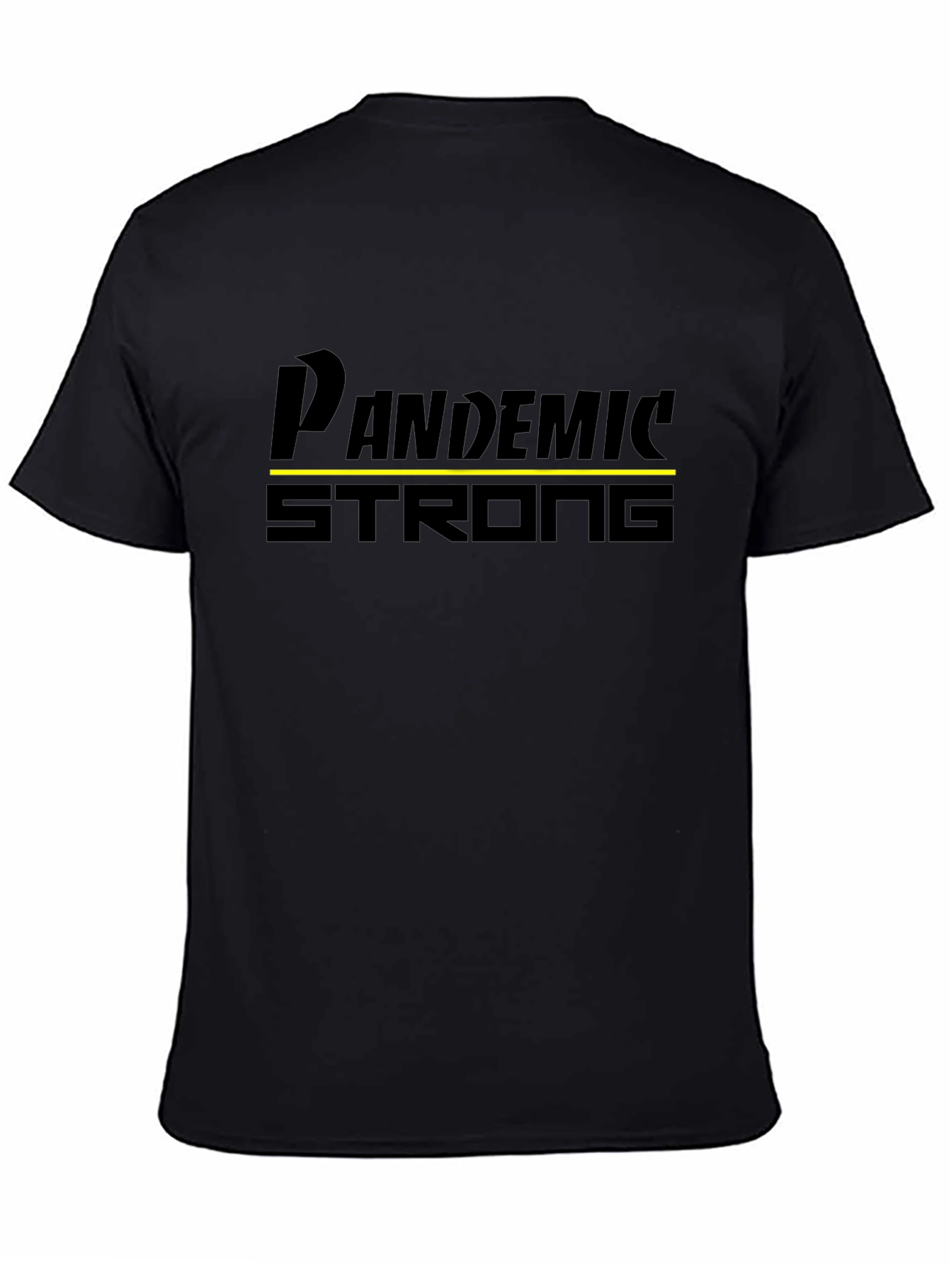 Pandemic Strong Black Graphic Tee