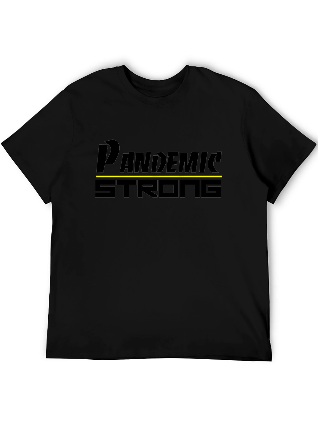 Pandemic Strong Black Graphic Tee