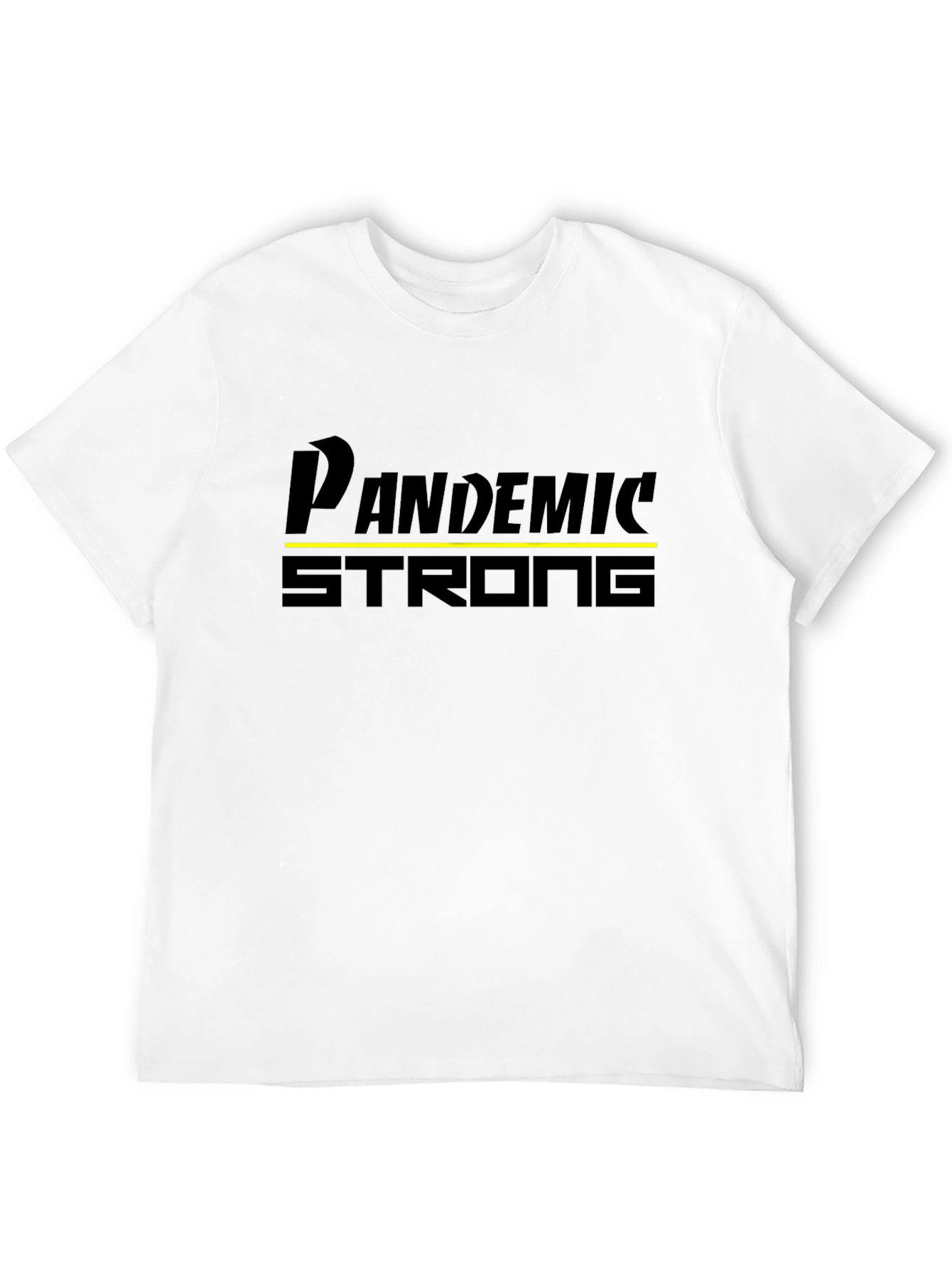 Pandemic Strong Black Graphic Tee
