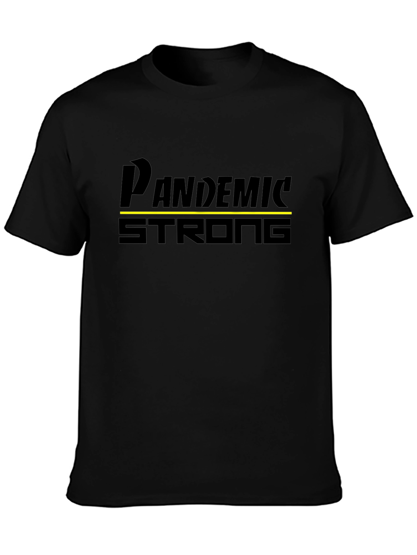 Pandemic Strong Black Graphic Tee