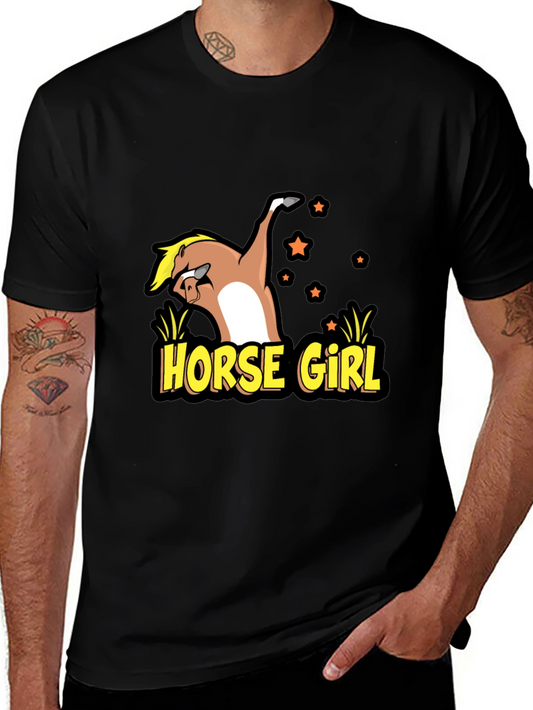 Horse Girl Graphic T-Shirt