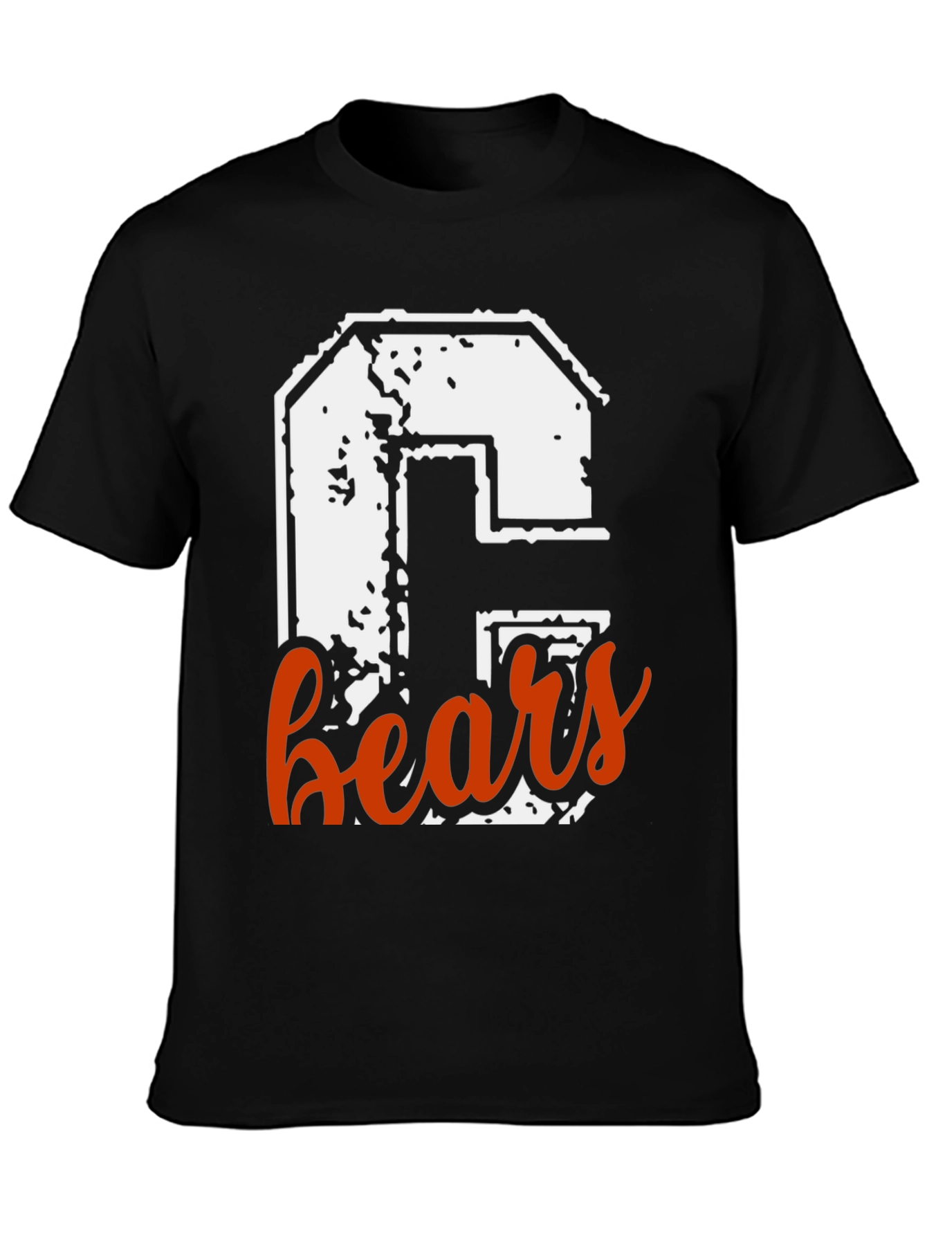 Chicago Bears C Graphic T-Shirt - Black