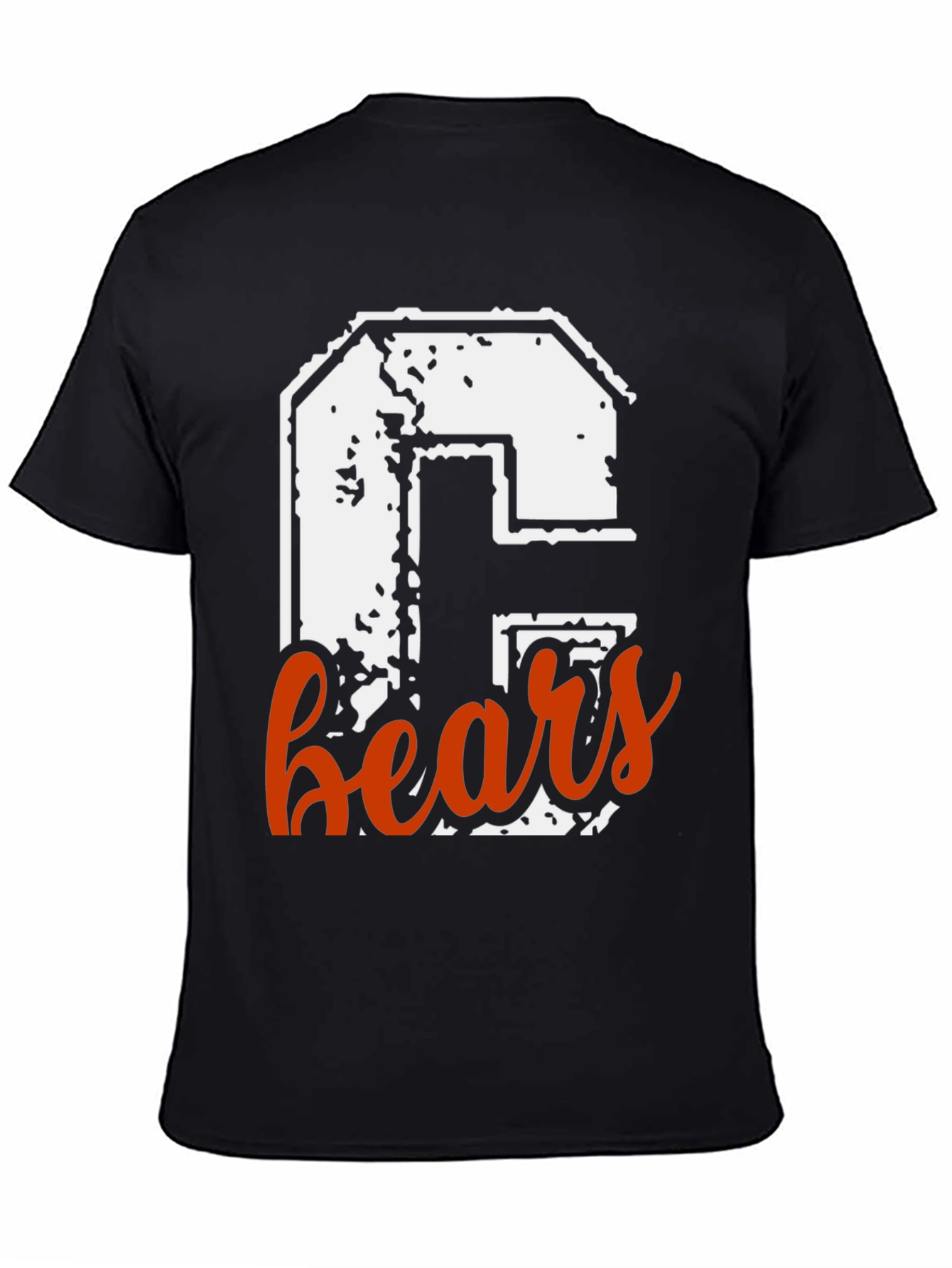 Chicago Bears C Graphic T-Shirt - Black