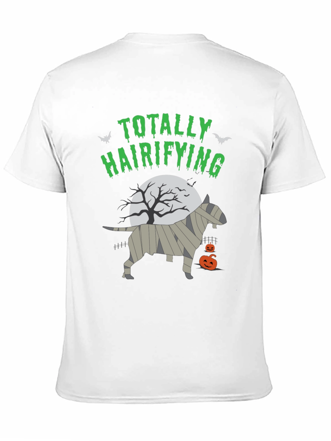 Totally Hairifying Bull Terrier Halloween T-Shirt