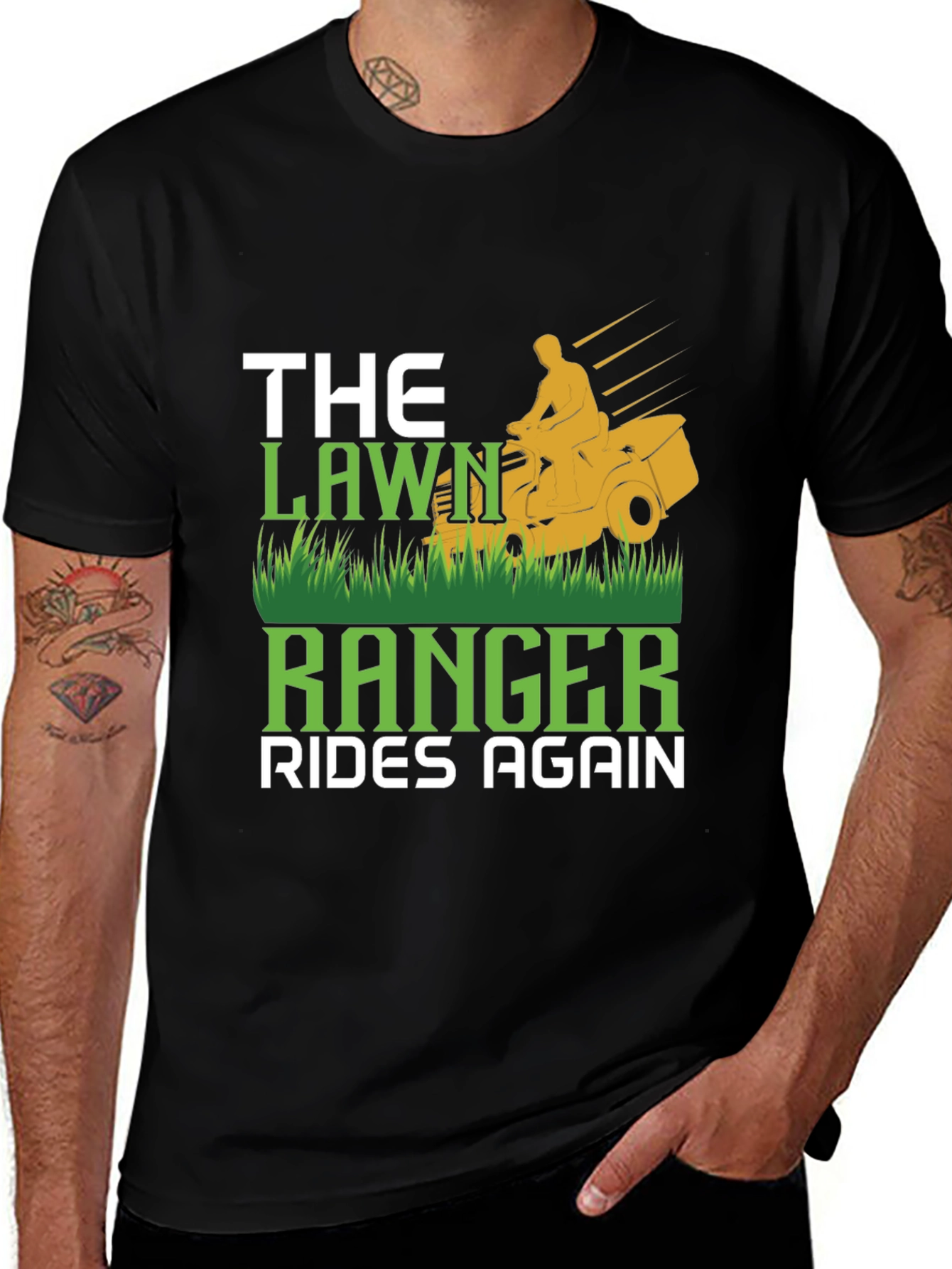 The Lawn Ranger Rides Again T-Shirt
