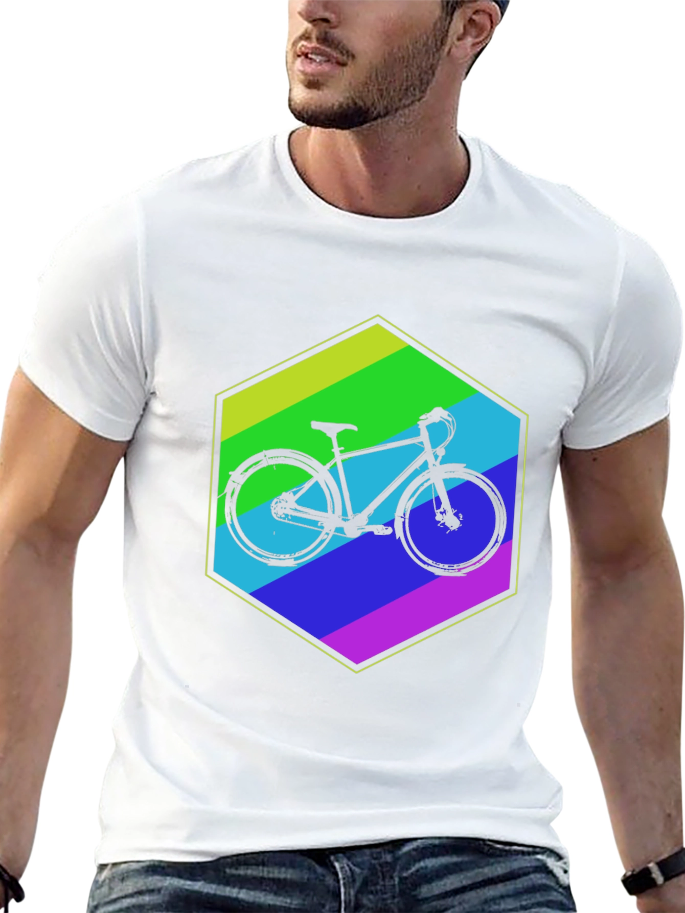 Bike Graphic Tee - Mens Black T-Shirt