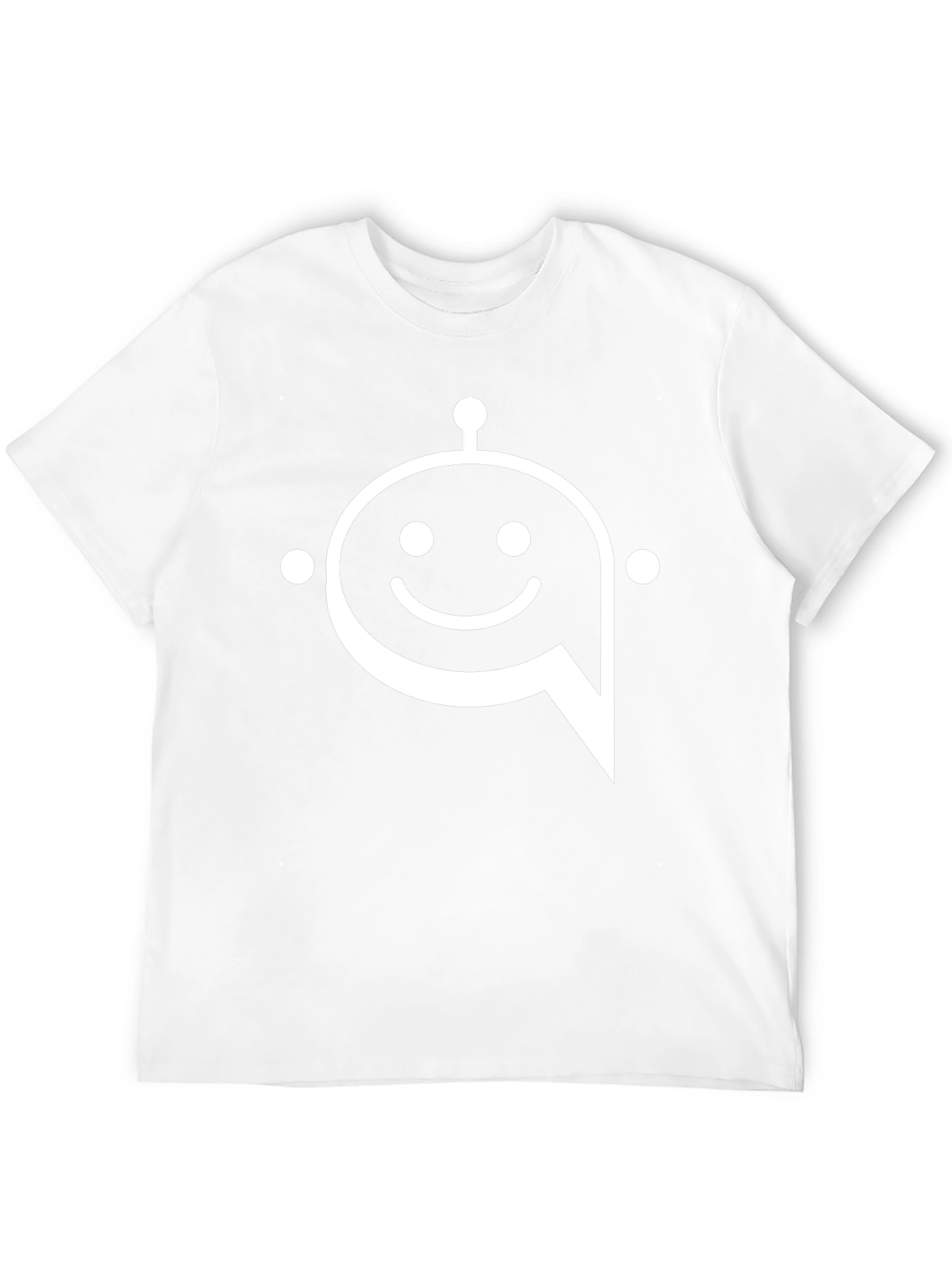 Robot Chat T-Shirt - Black Graphic Tee