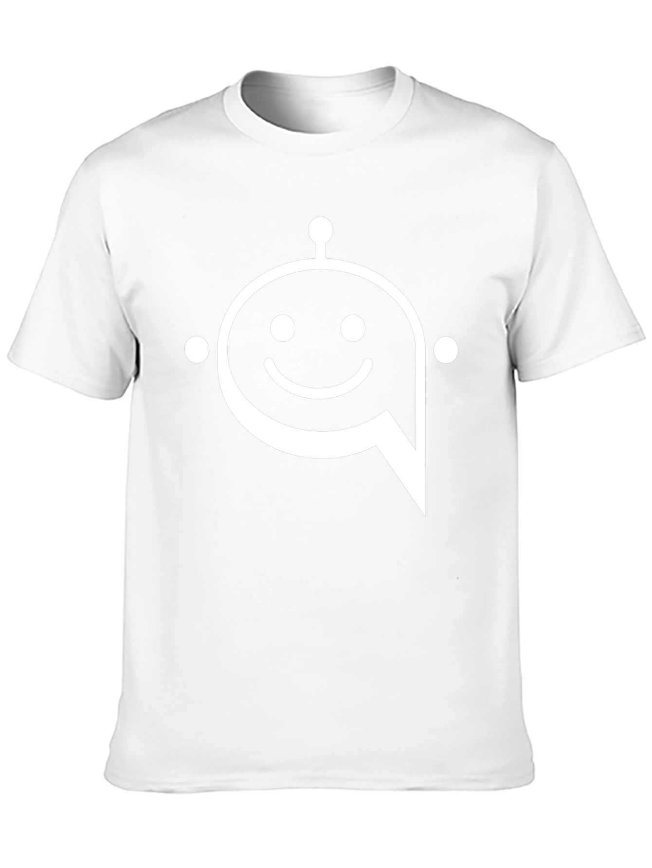 Robot Chat T-Shirt - Black Graphic Tee