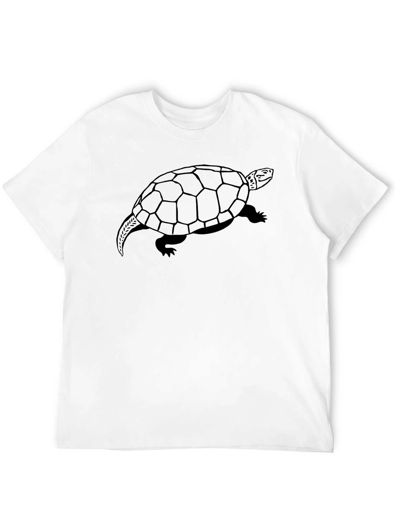 Turtle Graphic Tee - Unique Black T-Shirt