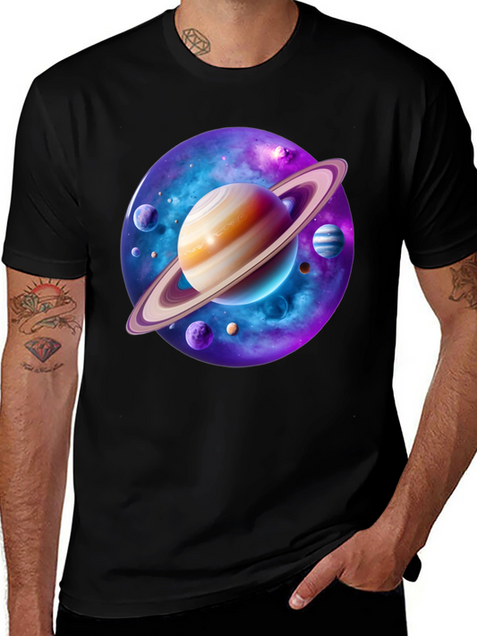 Cosmic Planet T-Shirt - Space Graphic Tee