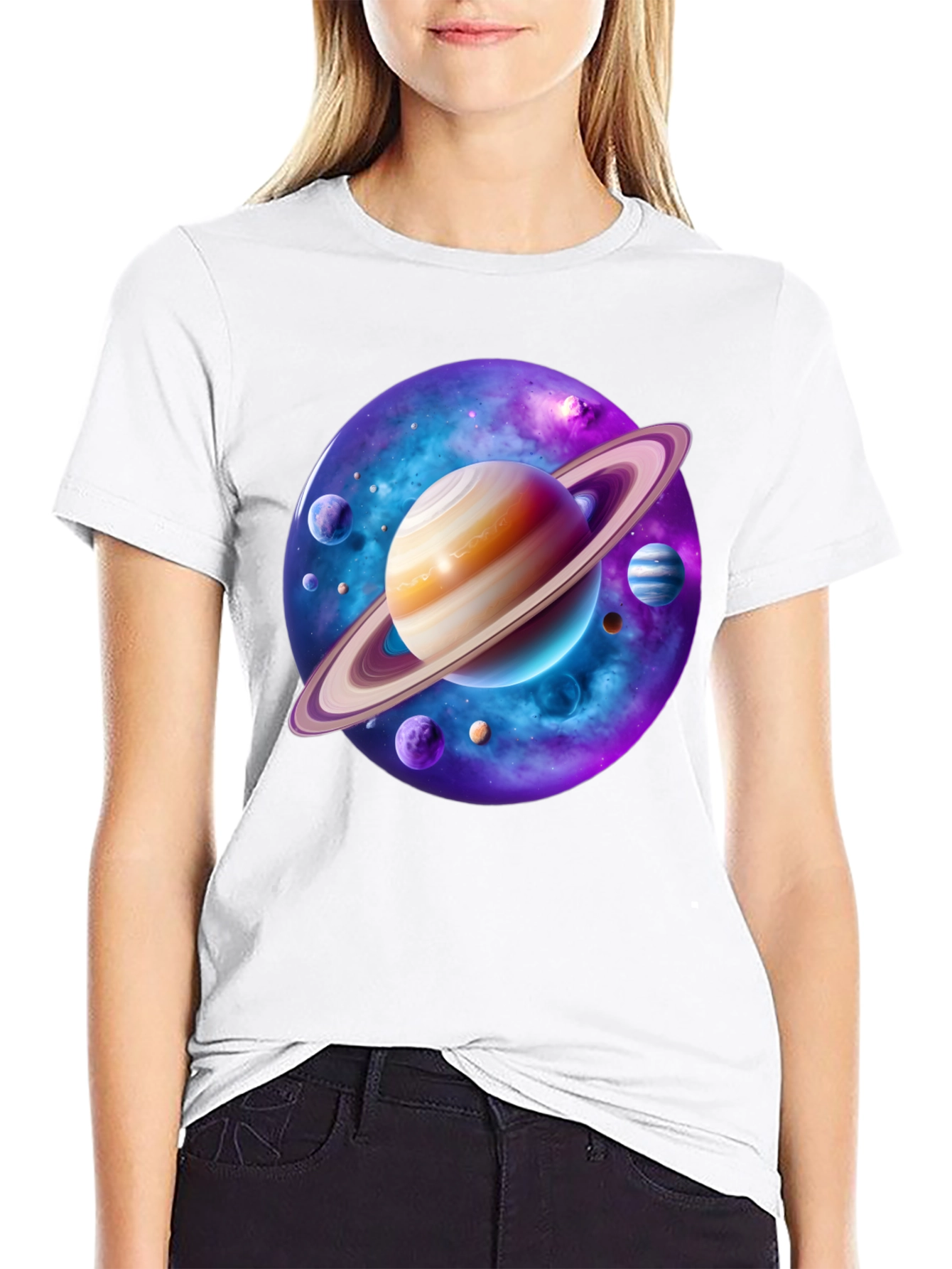 Cosmic Planet T-Shirt - Space Graphic Tee