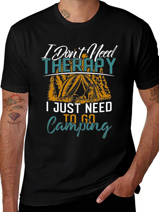 Camping Therapy Graphic Tee