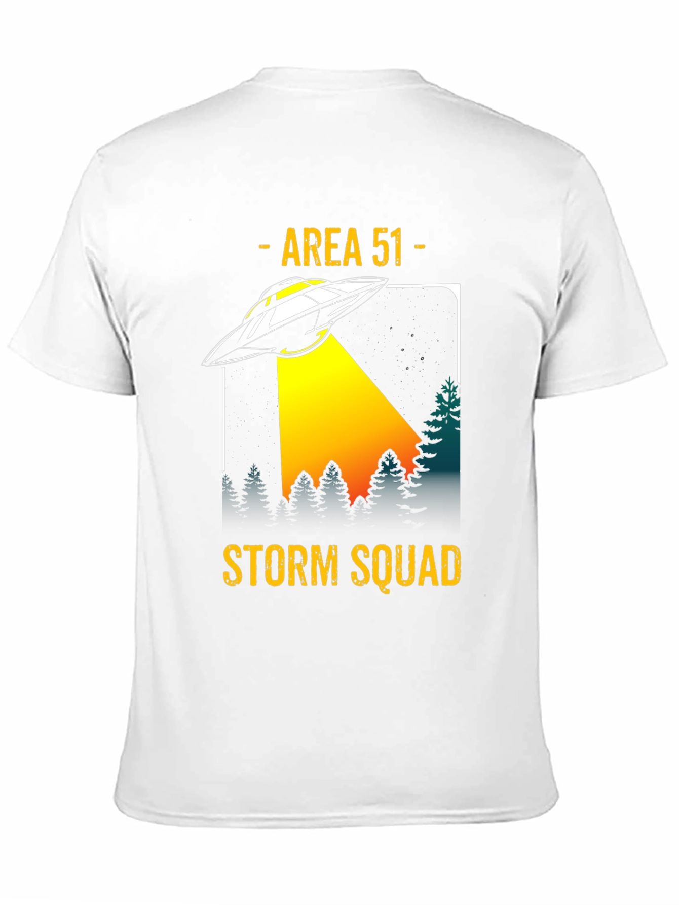 Area 51 Storm Squad UFO Graphic T-Shirt