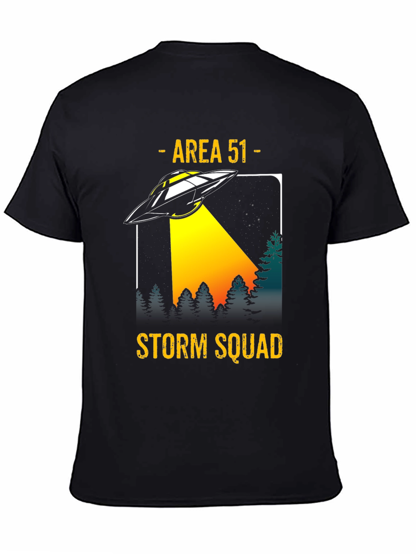 Area 51 Storm Squad UFO Graphic T-Shirt
