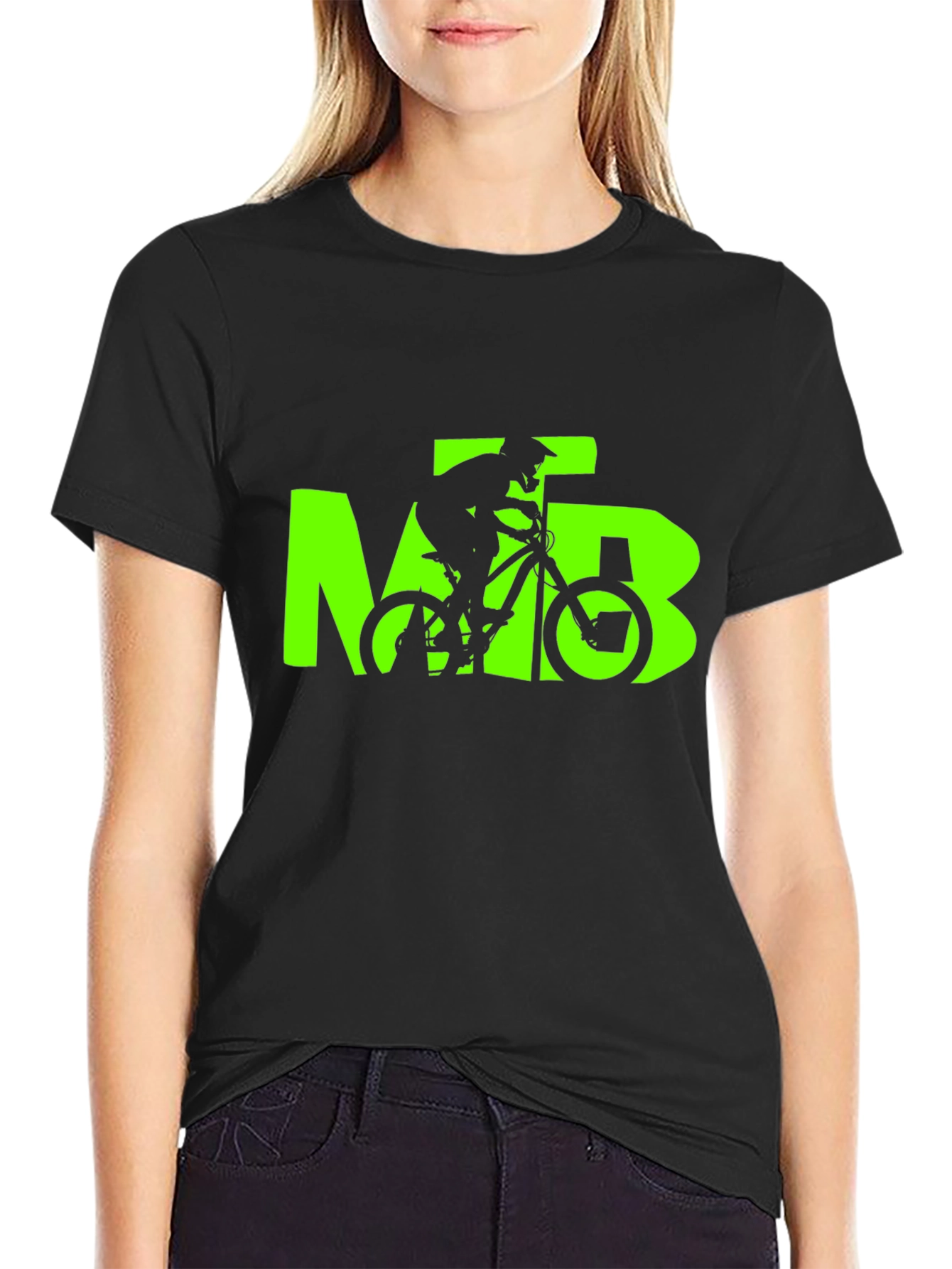 MTB Biker Graphic T-Shirt - Mountain Bike Rider Tee