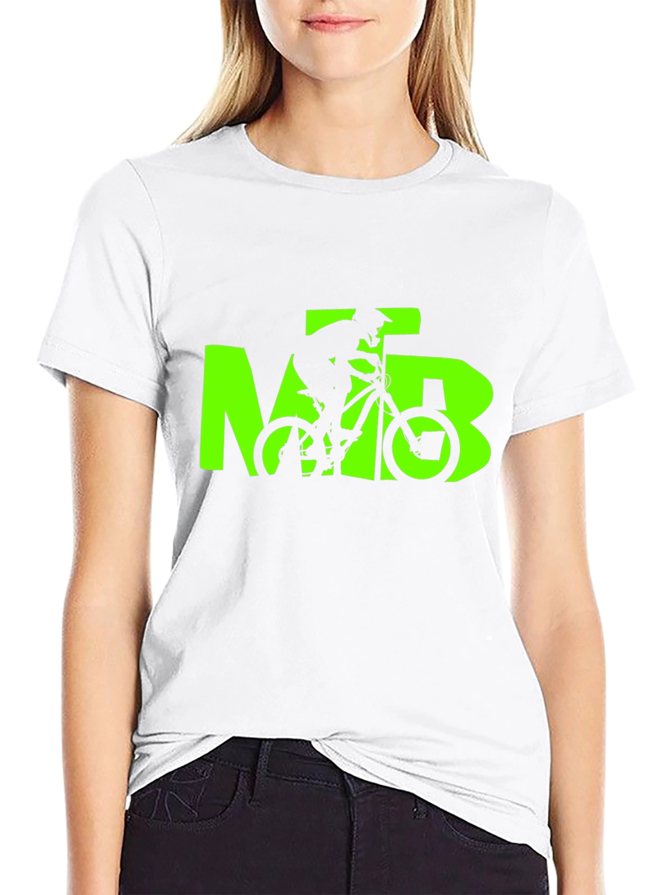 MTB Biker Graphic T-Shirt - Mountain Bike Rider Tee