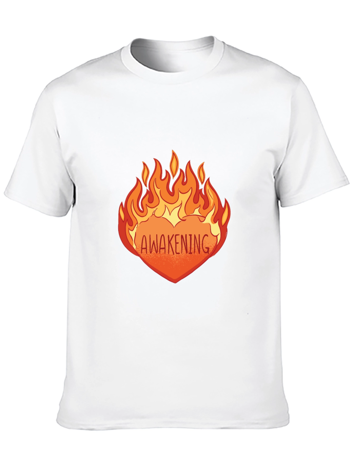 Awakening Flame Graphic Black T-Shirt