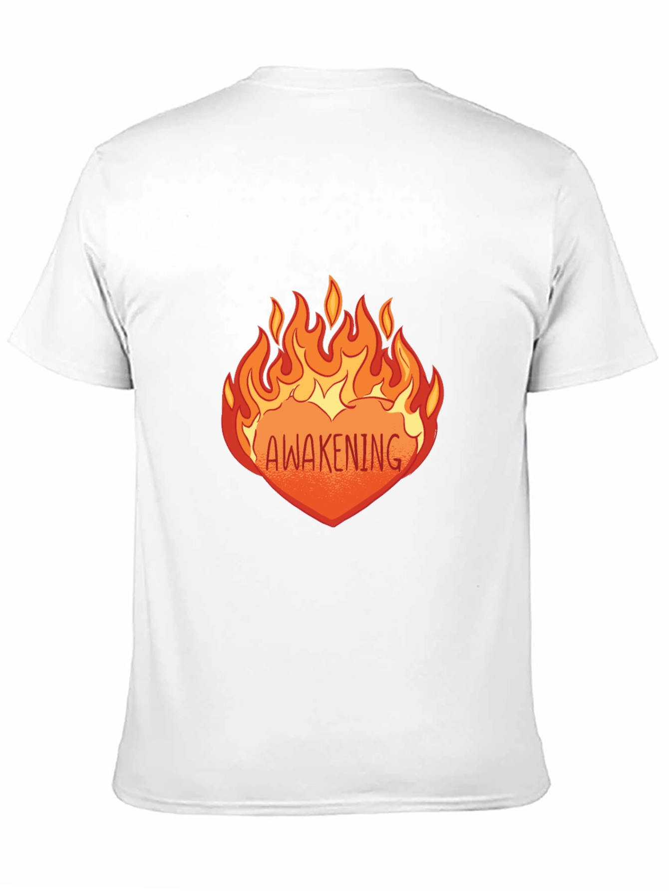Awakening Flame Graphic Black T-Shirt