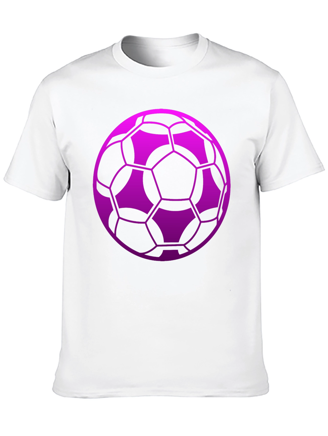 Soccer Ball Graphic Tee - Black