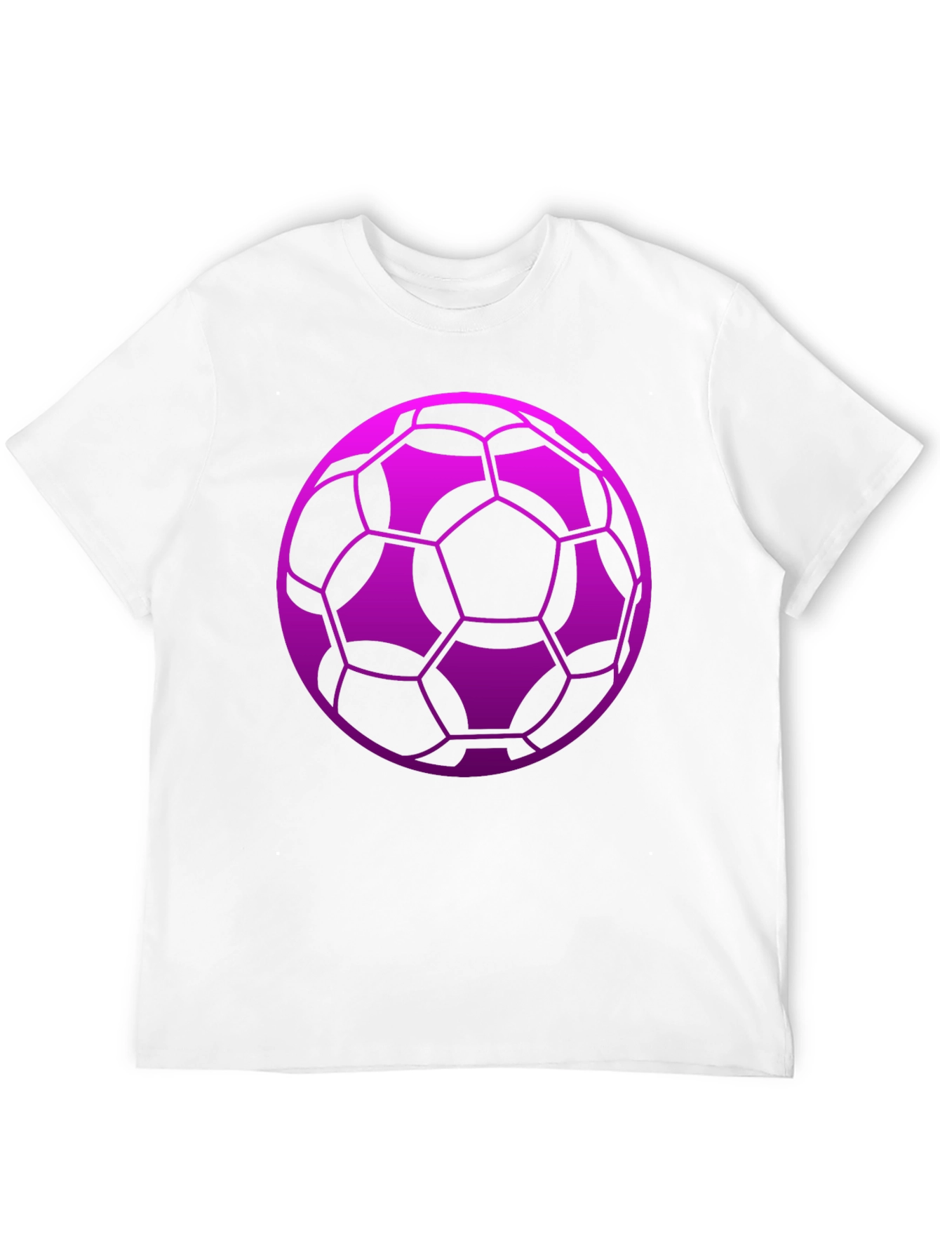 Soccer Ball Graphic Tee - Black