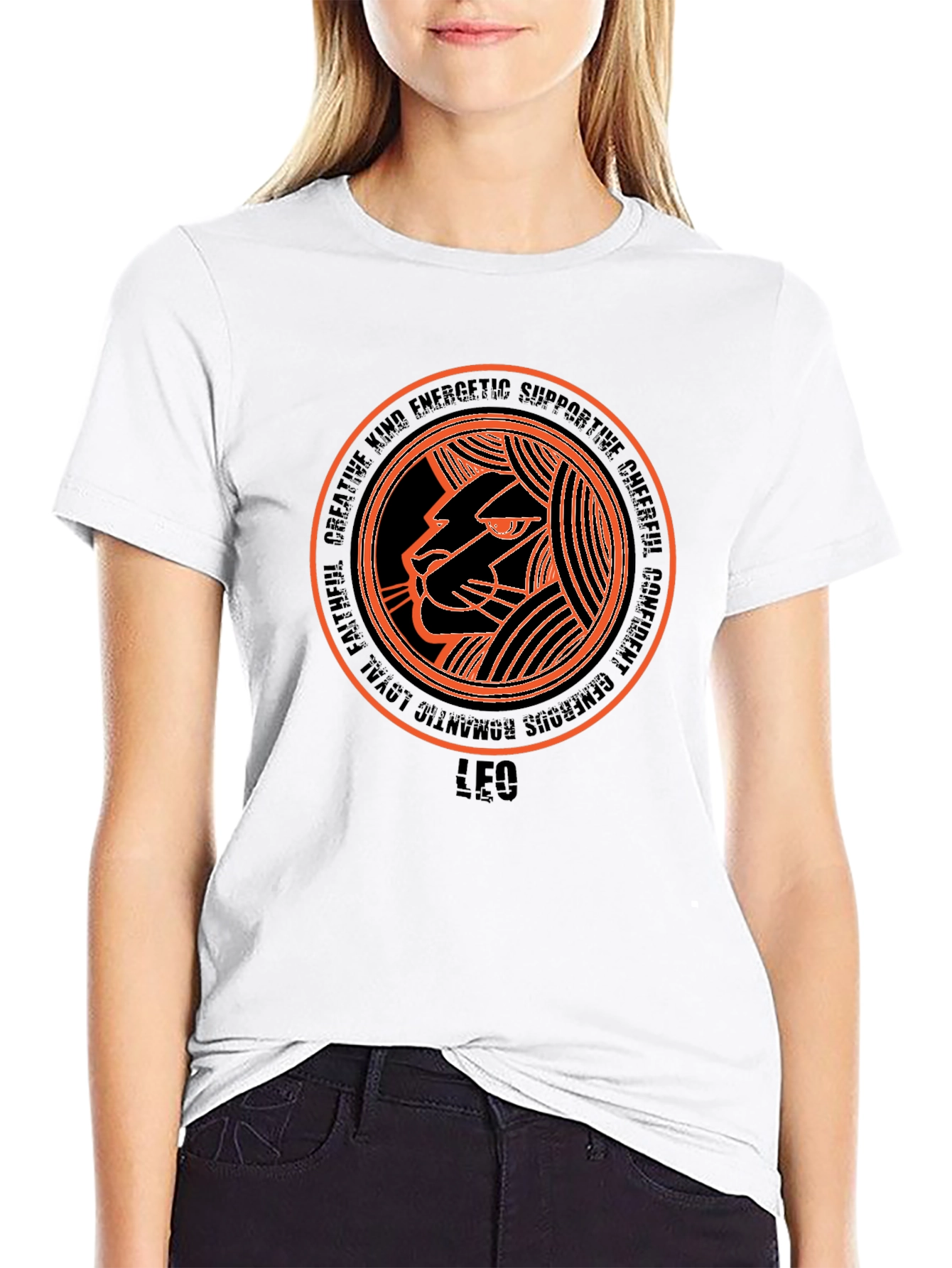 Leo Zodiac Sign Graphic T-Shirt