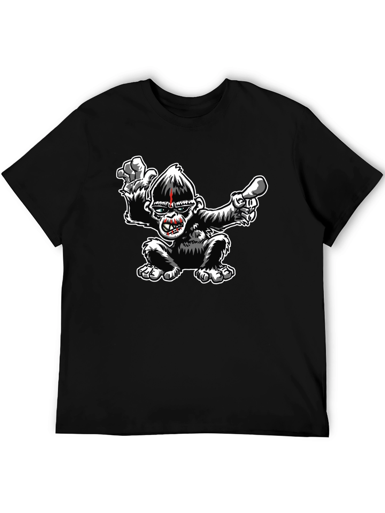 Cool Gorilla Graphic Black T-Shirt