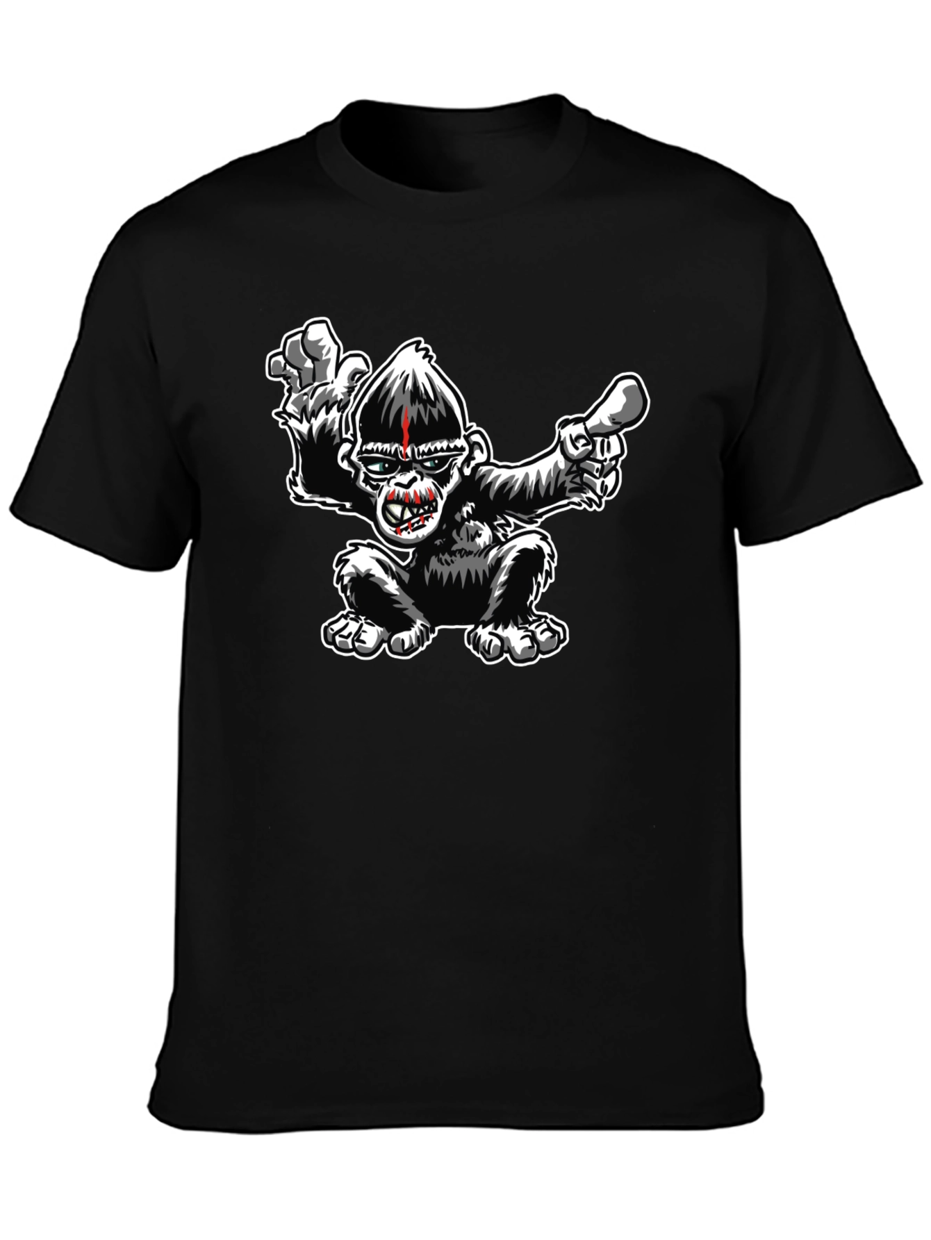 Cool Gorilla Graphic Black T-Shirt
