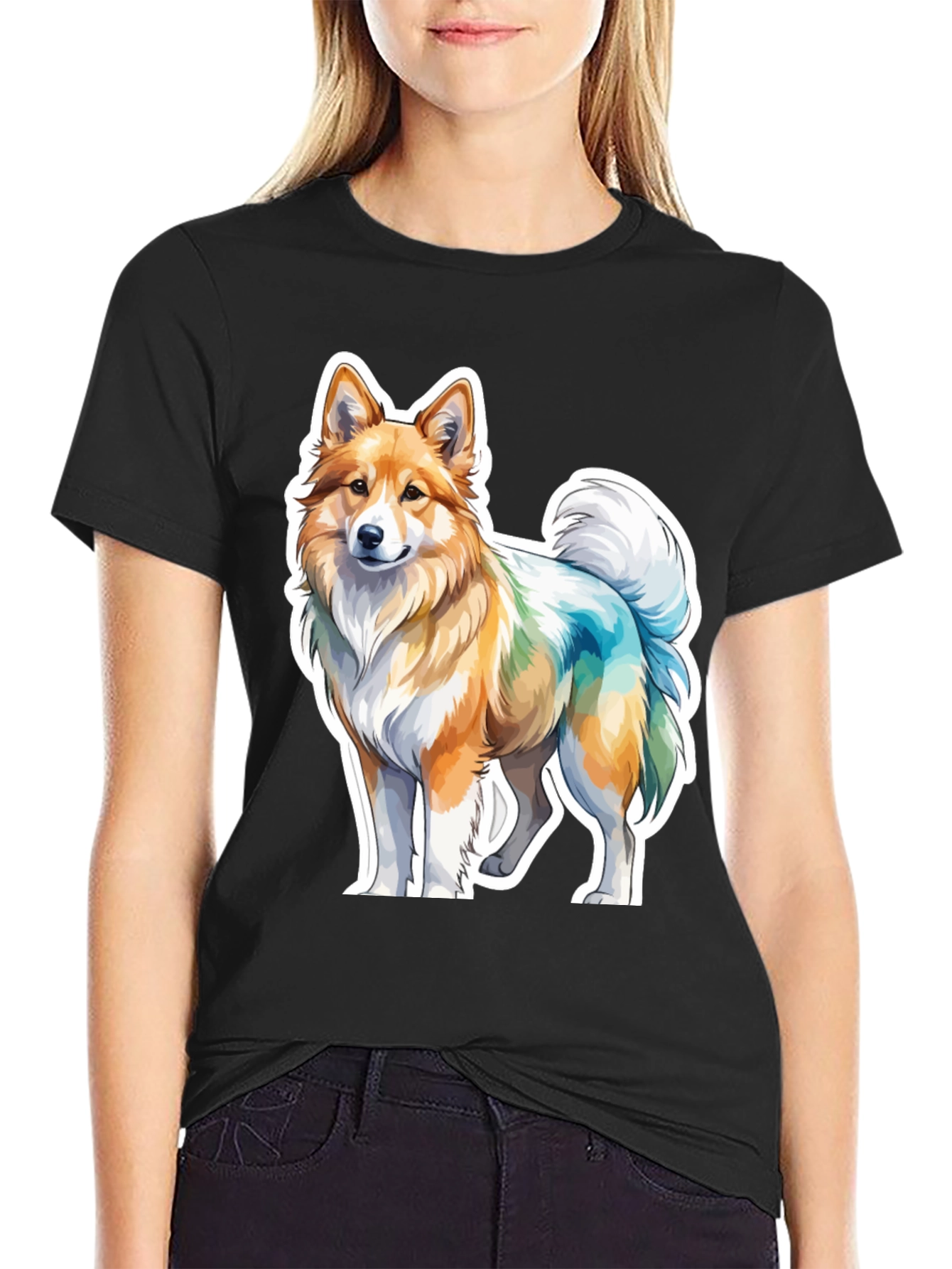 Dog Graphic T-Shirt: Stylish Canine Design