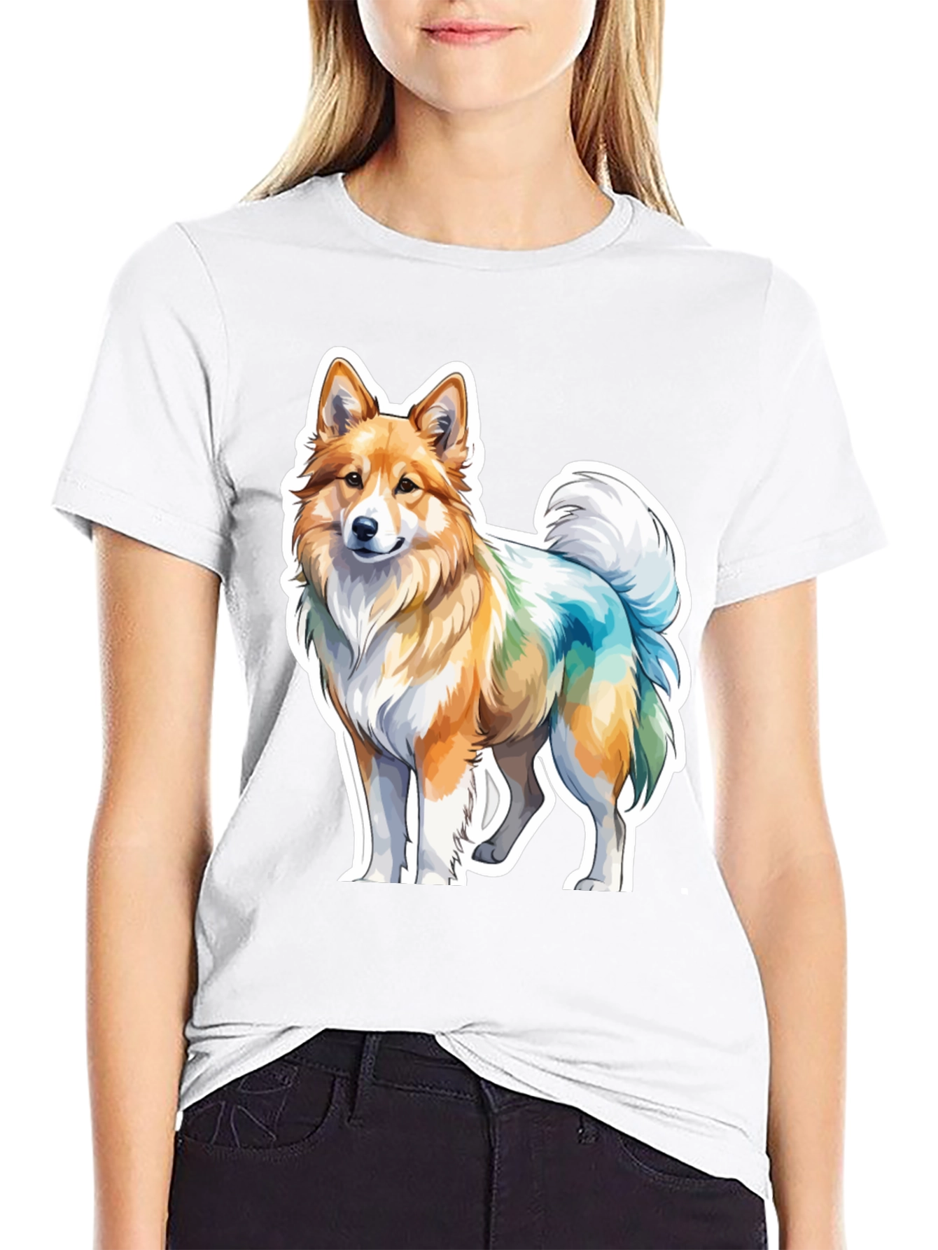 Dog Graphic T-Shirt: Stylish Canine Design