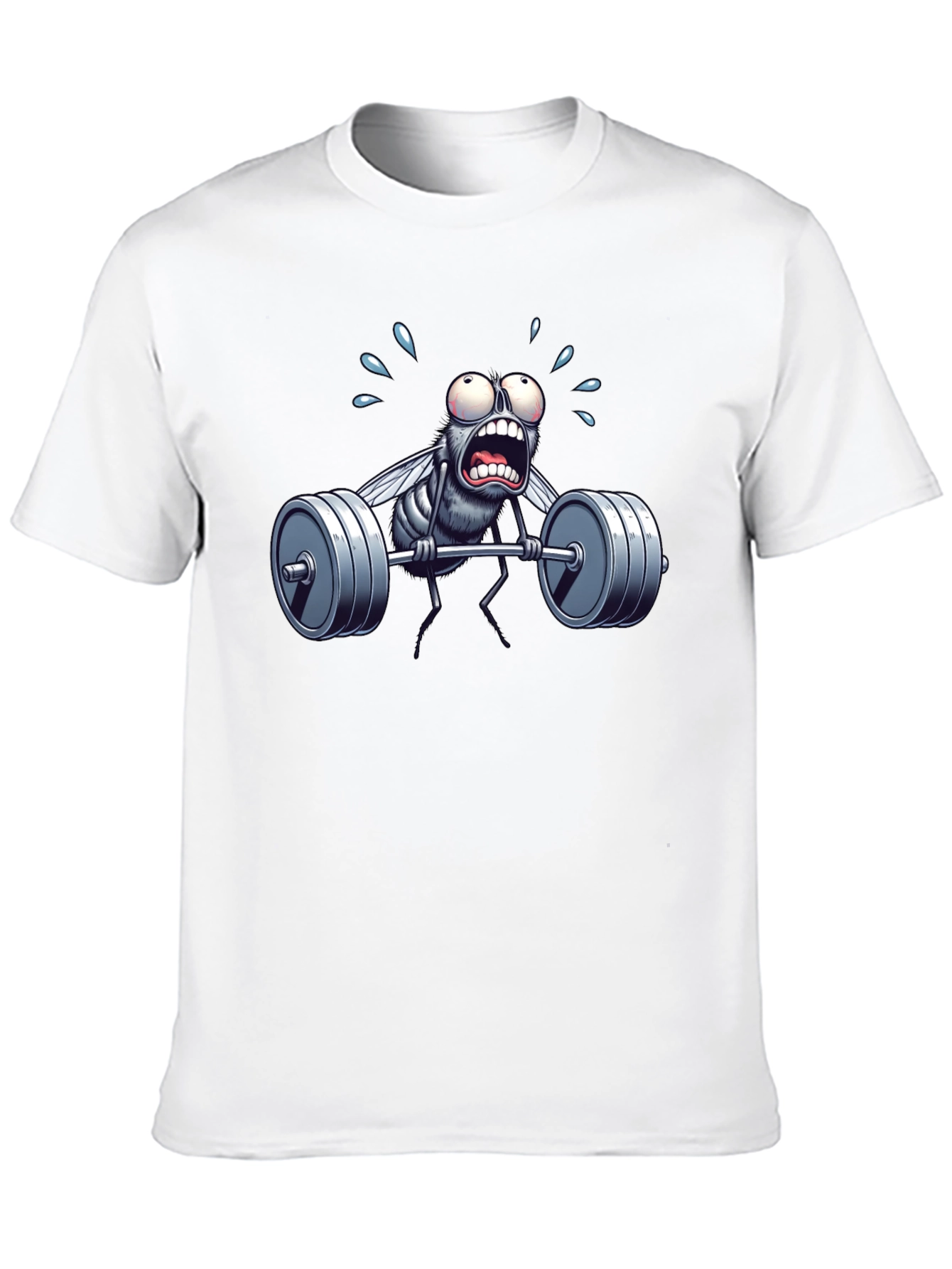Weightlifting Fly T-Shirt - Funny Gym Workout Tee