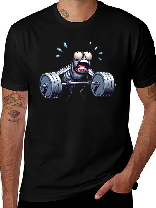 Weightlifting Fly T-Shirt - Funny Gym Workout Tee