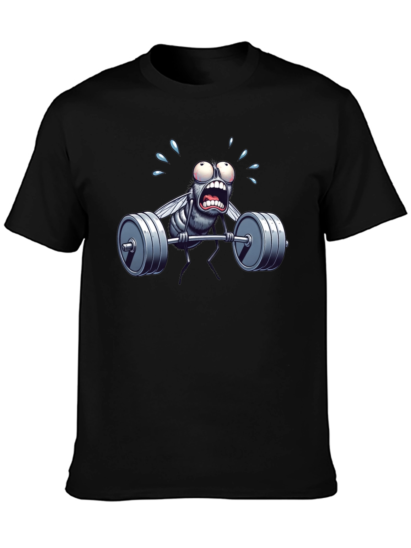 Weightlifting Fly T-Shirt - Funny Gym Workout Tee