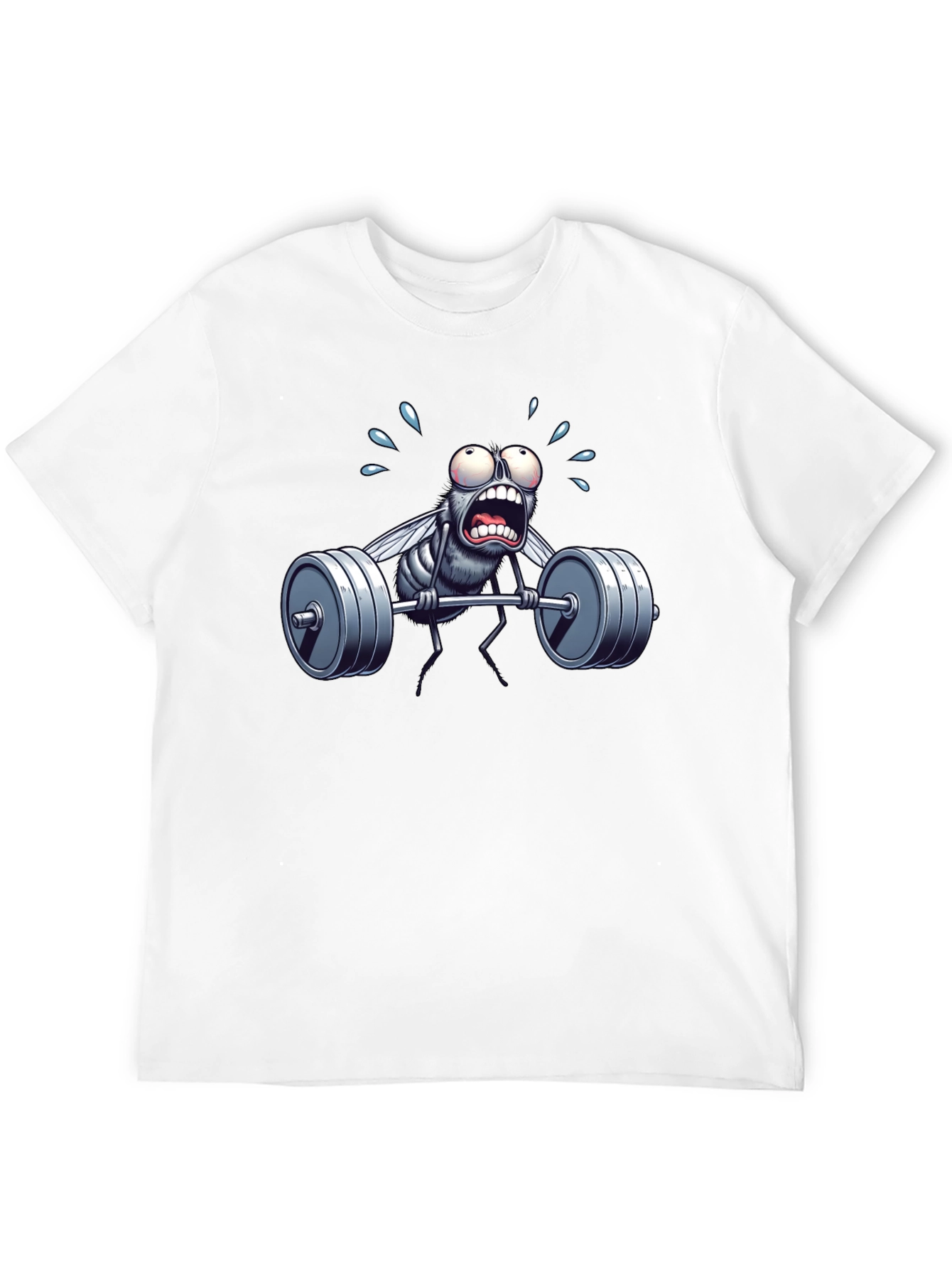 Weightlifting Fly T-Shirt - Funny Gym Workout Tee
