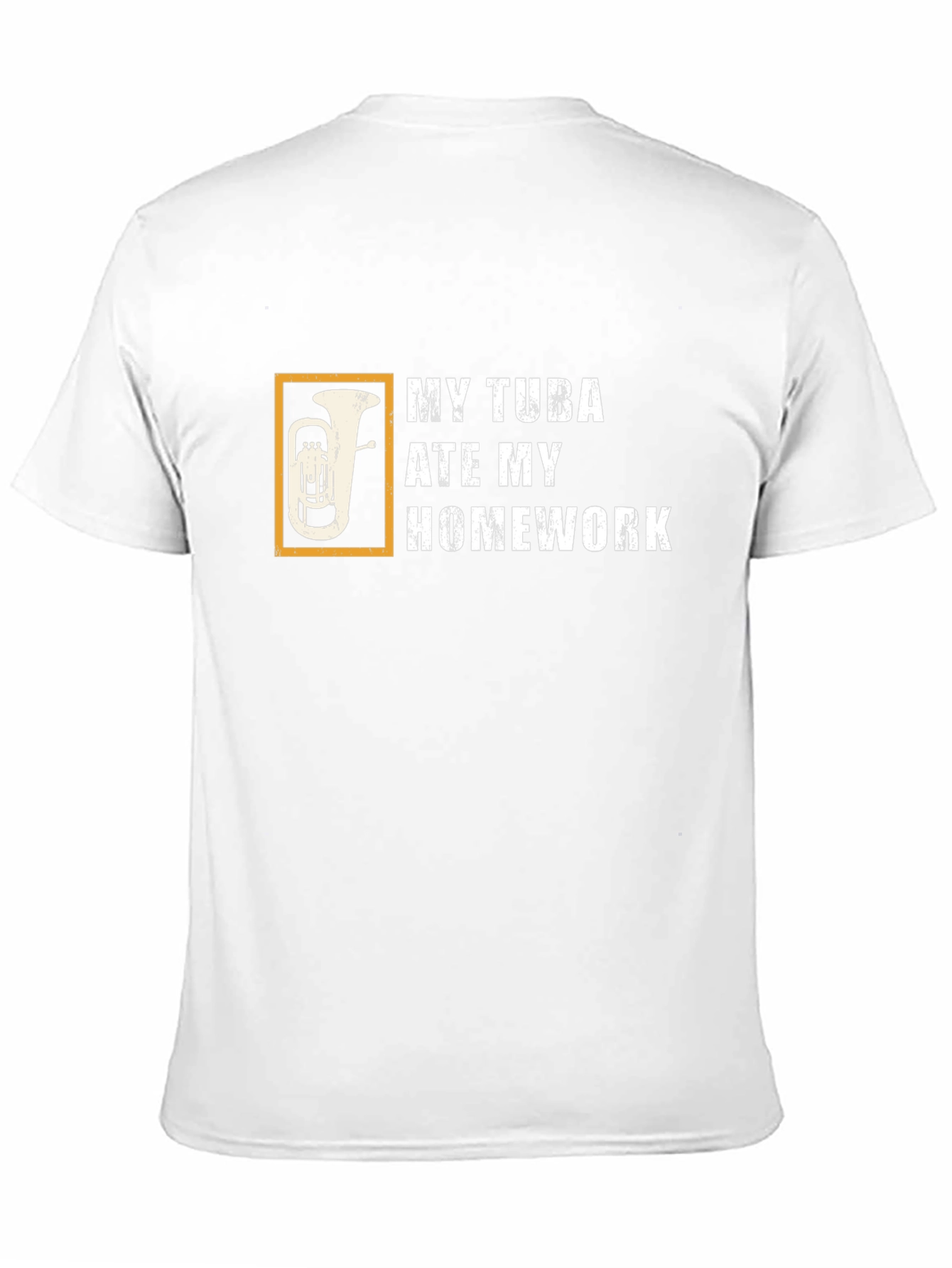 My Tuba Ate My Homework Black T-Shirt