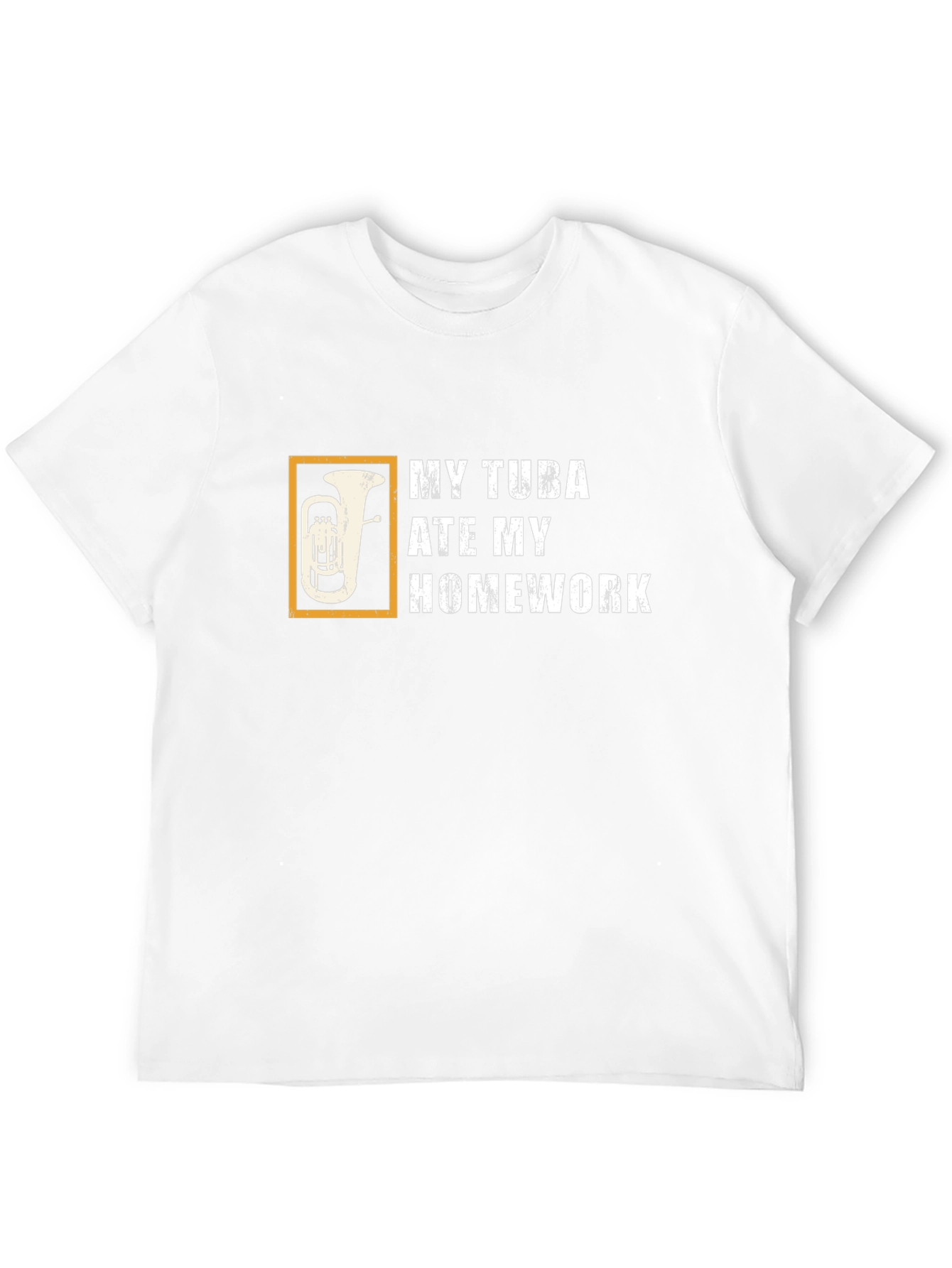 My Tuba Ate My Homework Black T-Shirt