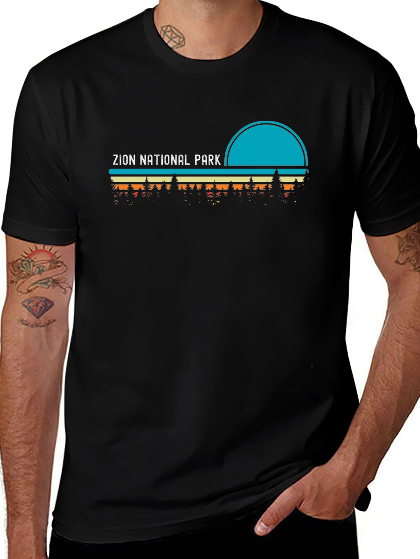 Zion National Park Retro T-Shirt