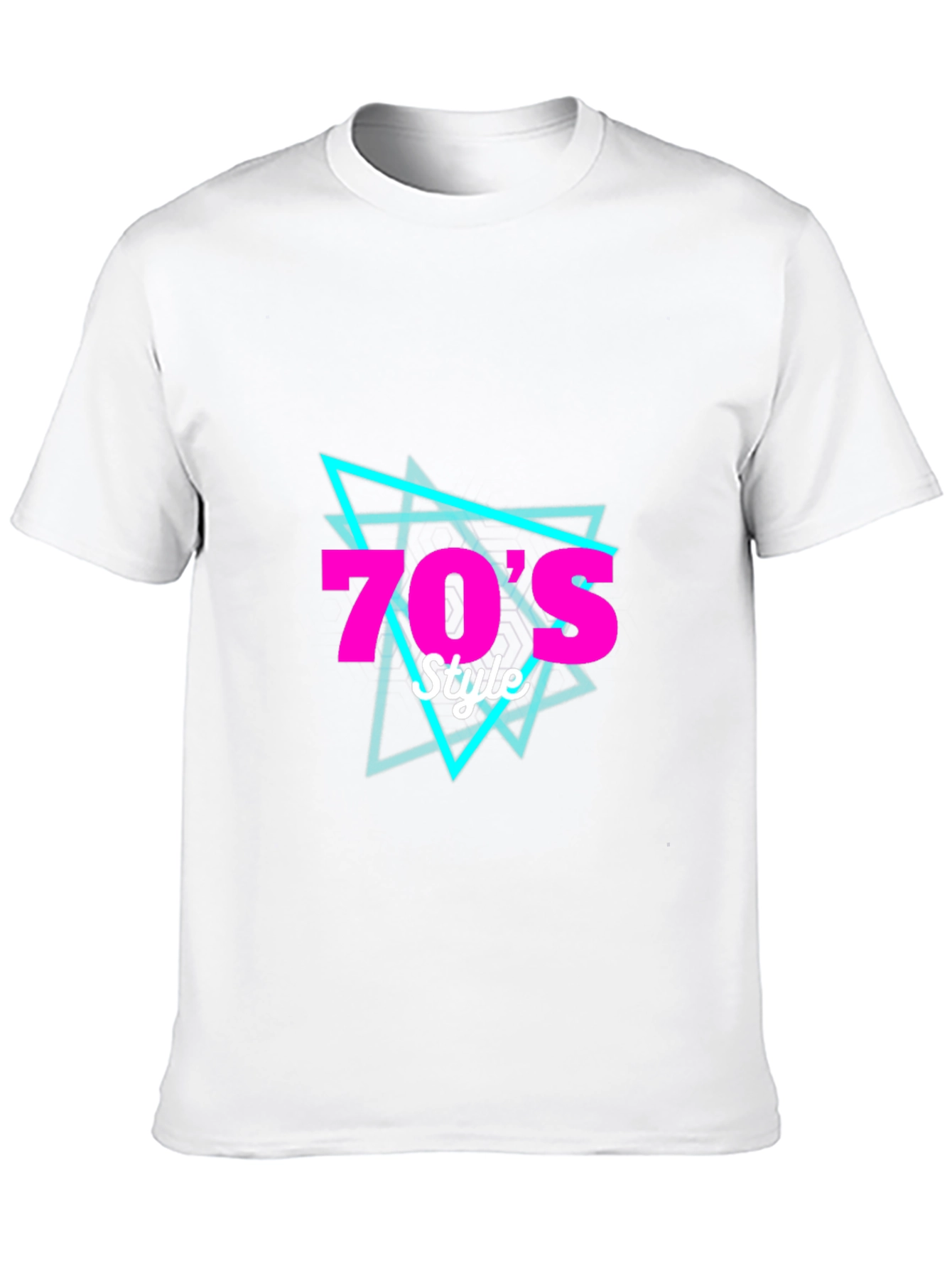 Retro 70s Style Graphic T-Shirt - Black