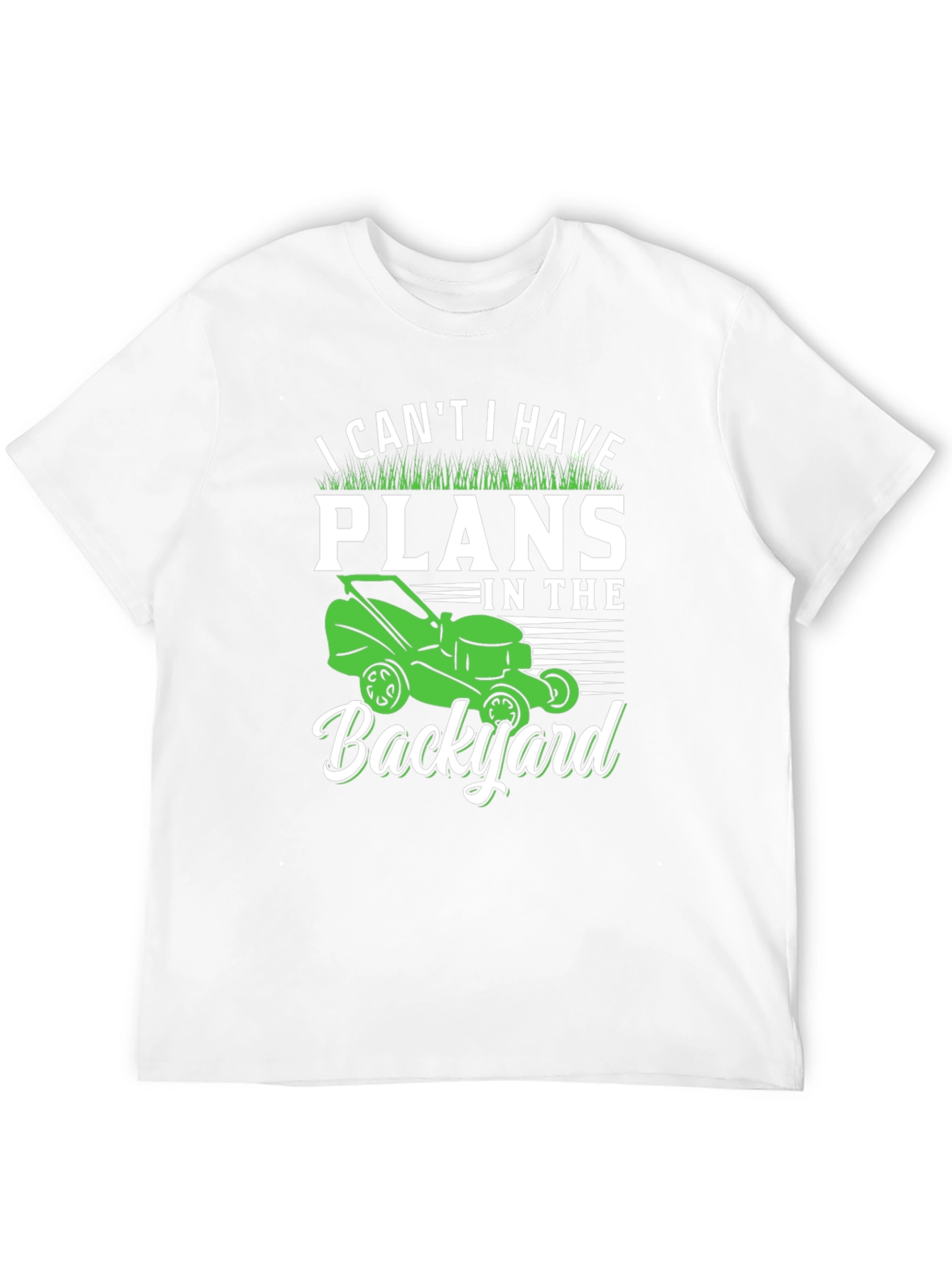 Backyard Plans Graphic Tee - Gardening Lawn Care Shirt