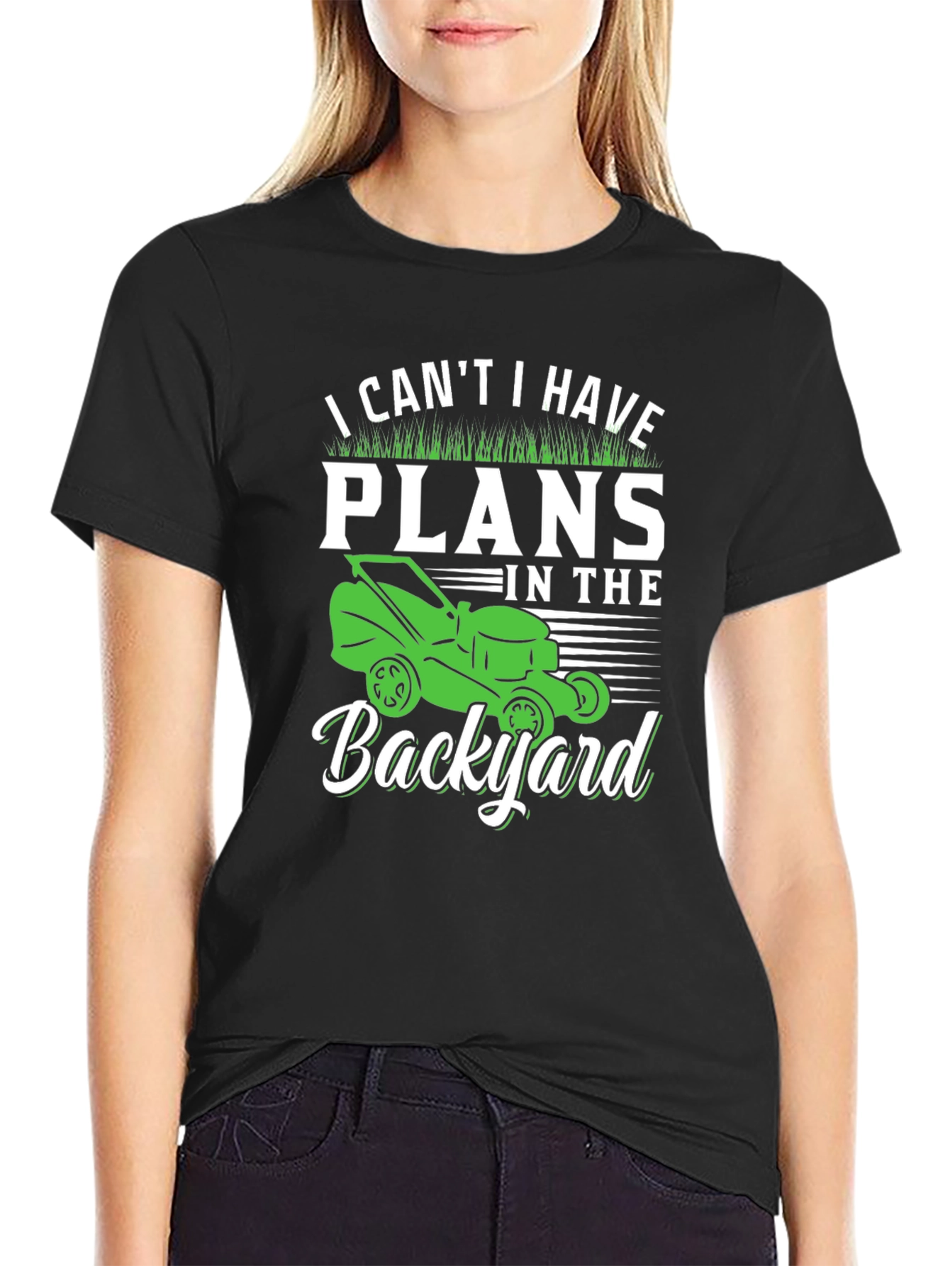 Backyard Plans Graphic Tee - Gardening Lawn Care Shirt