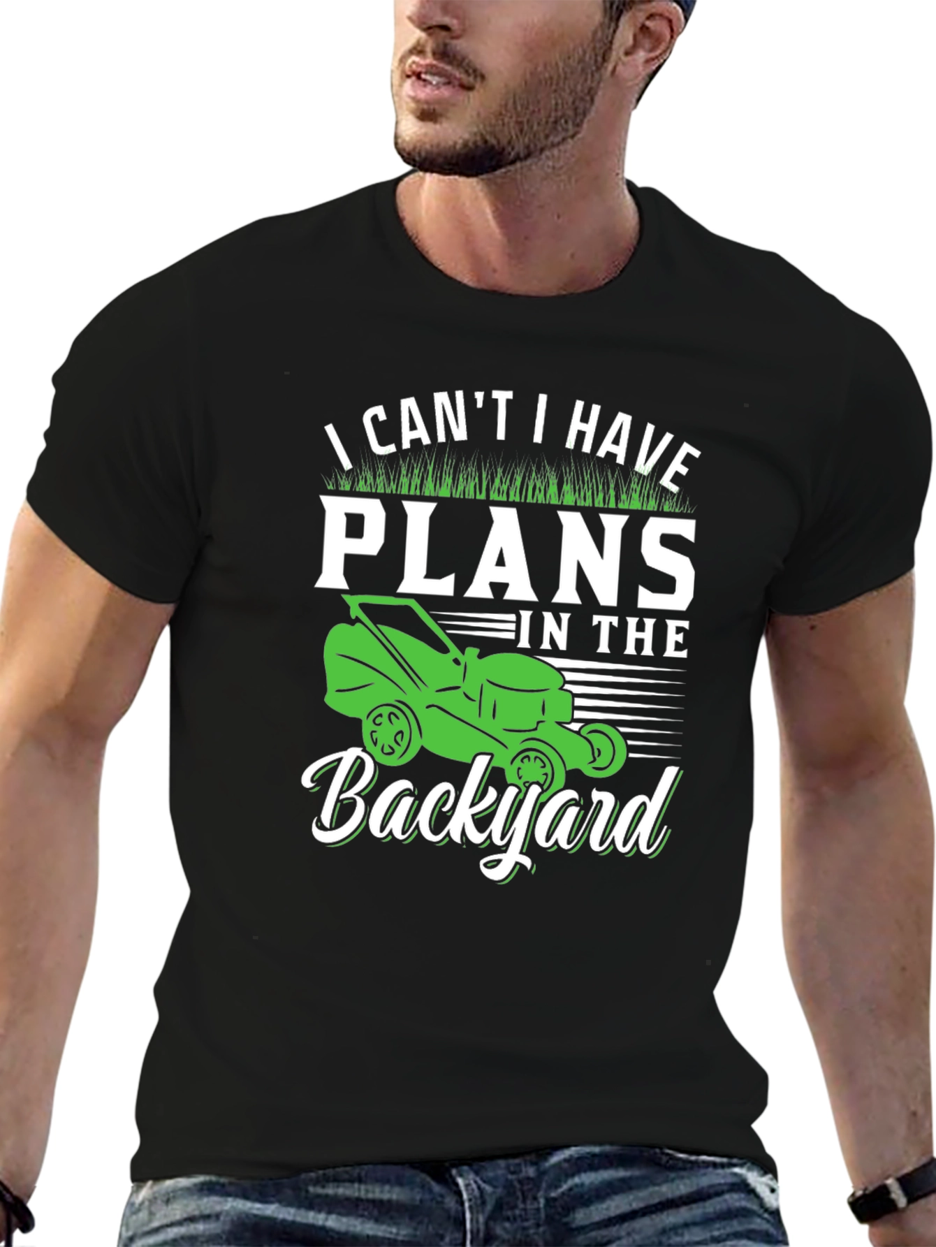 Backyard Plans Graphic Tee - Gardening Lawn Care Shirt