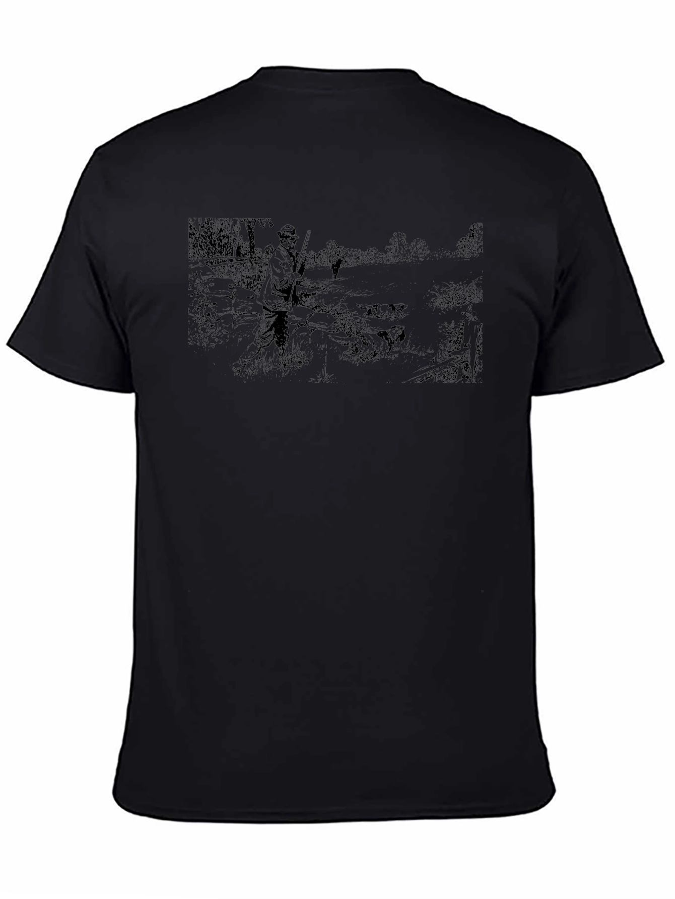 Hunting Scene Graphic Tee