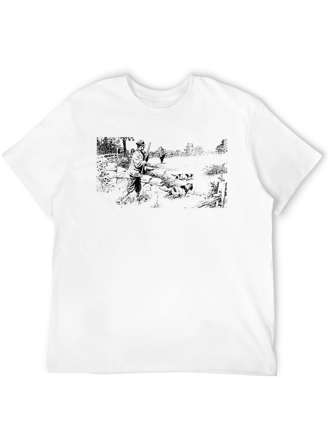 Hunting Scene Graphic Tee