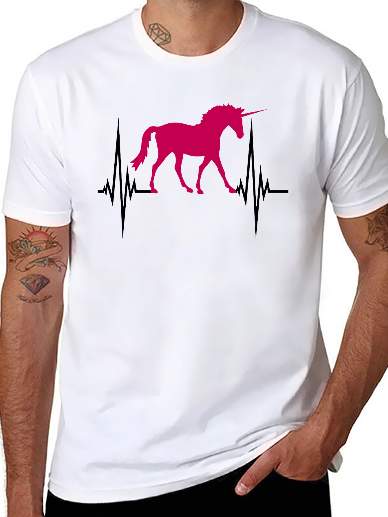 Unicorn Heartbeat Graphic Tee