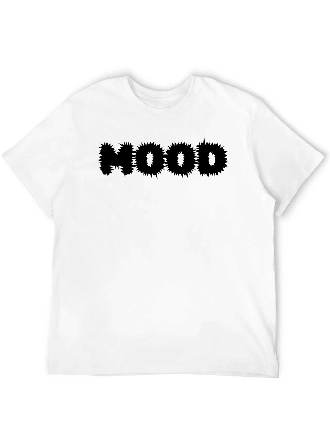 Edgy HOOD Graphic Black T-Shirt