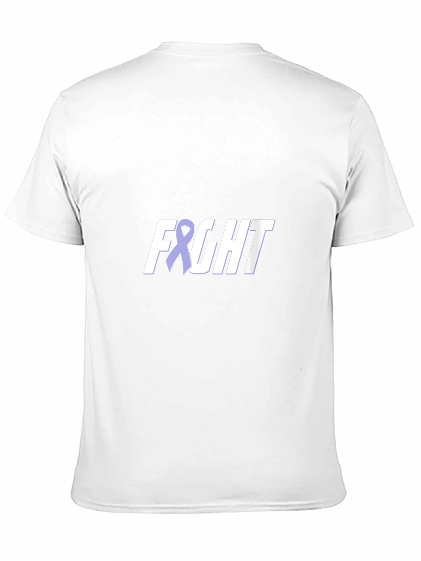 Fight T-Shirt with Purple Ribbon - Awareness Tee