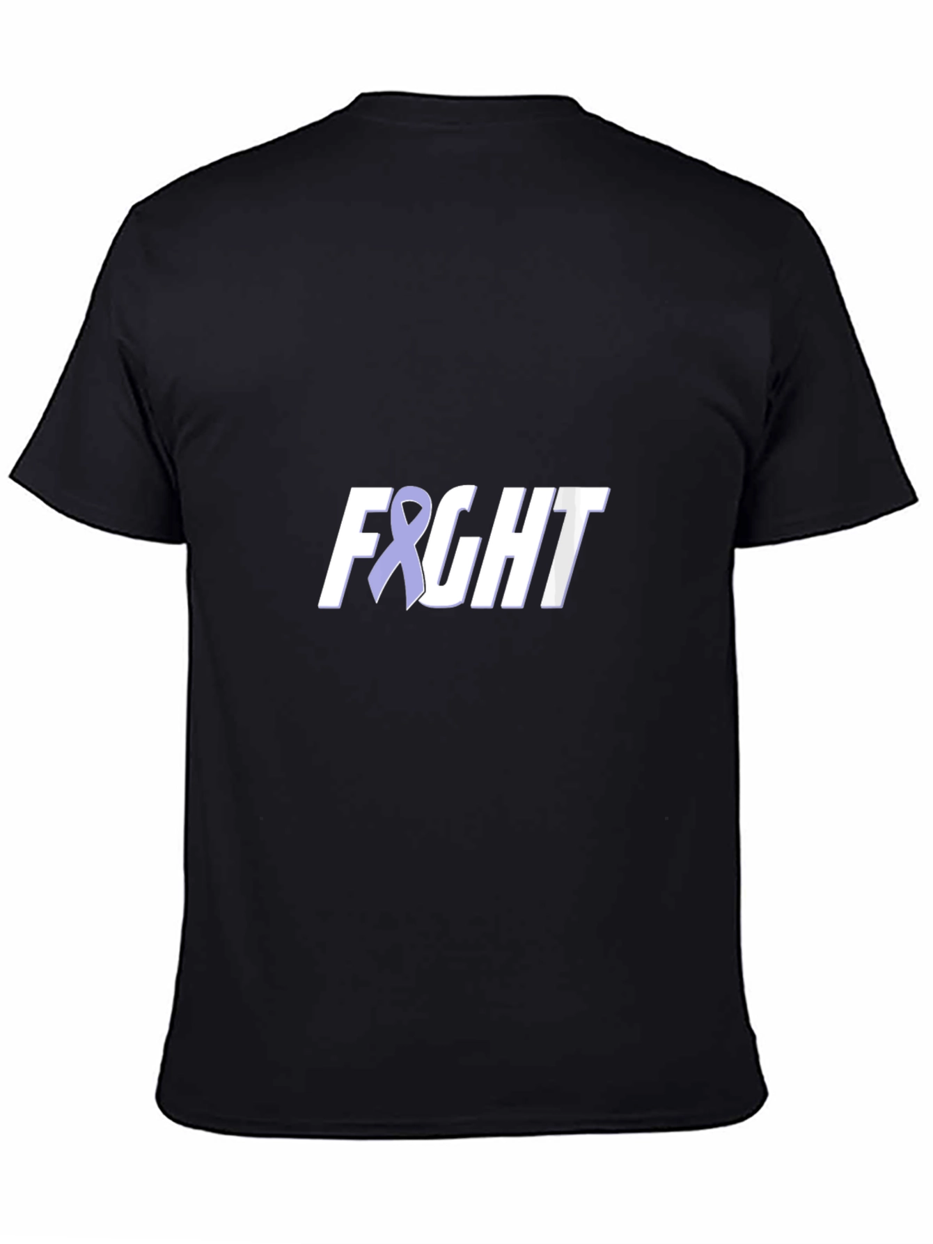Fight T-Shirt with Purple Ribbon - Awareness Tee