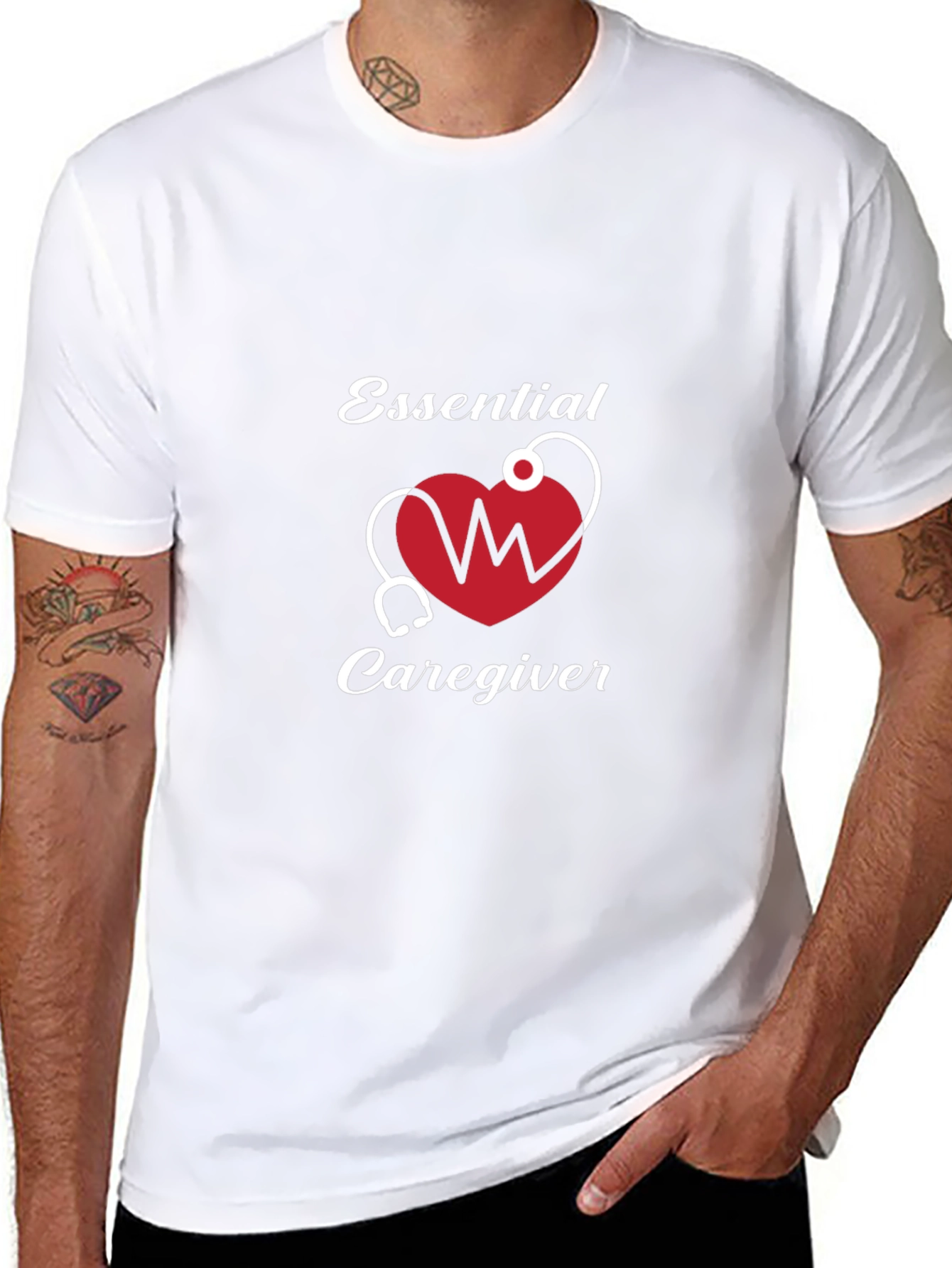 Essential Caregiver T-Shirt - Medical Support Tee