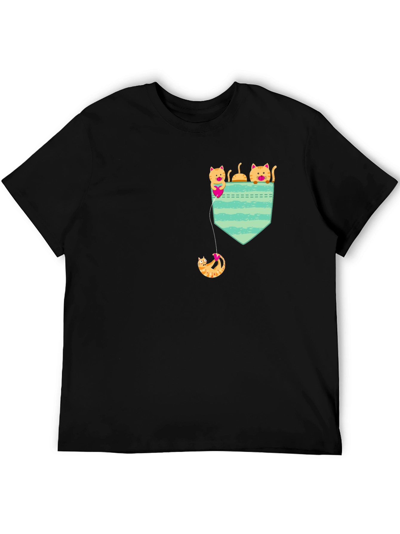 Cats in Pocket T-Shirt