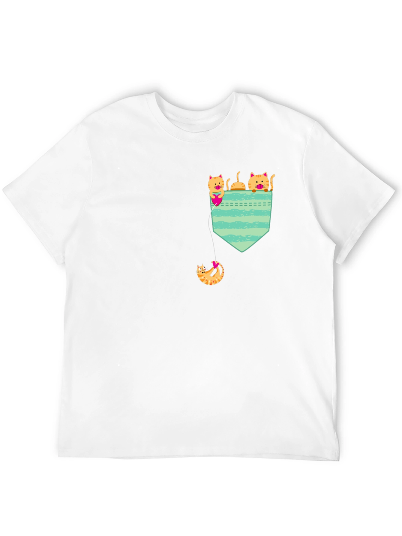 Cats in Pocket T-Shirt