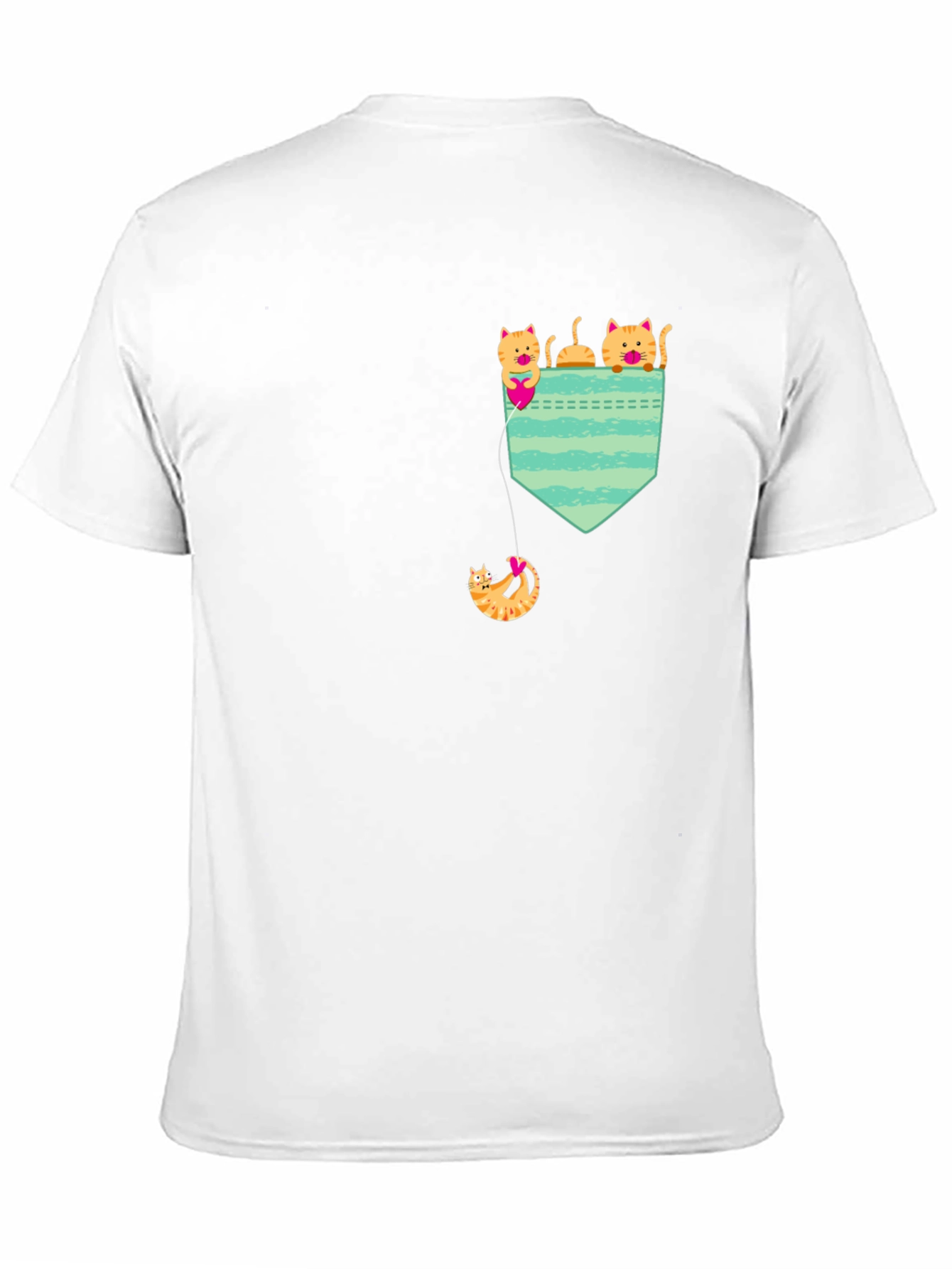 Cats in Pocket T-Shirt